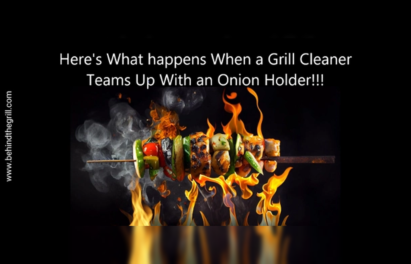 Grill Cleaner Onion Holder: Winter Grilling's Dynamic Duo!