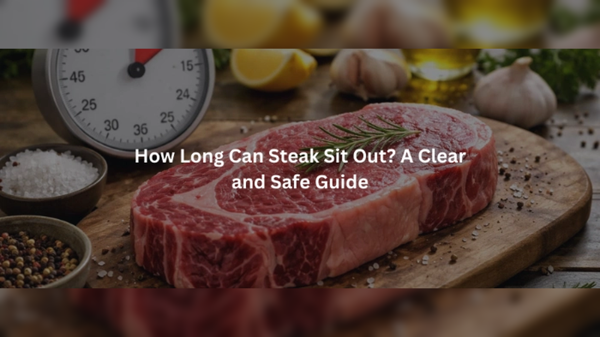 How Long Can Steak Sit Out After Cooking or Thawing?