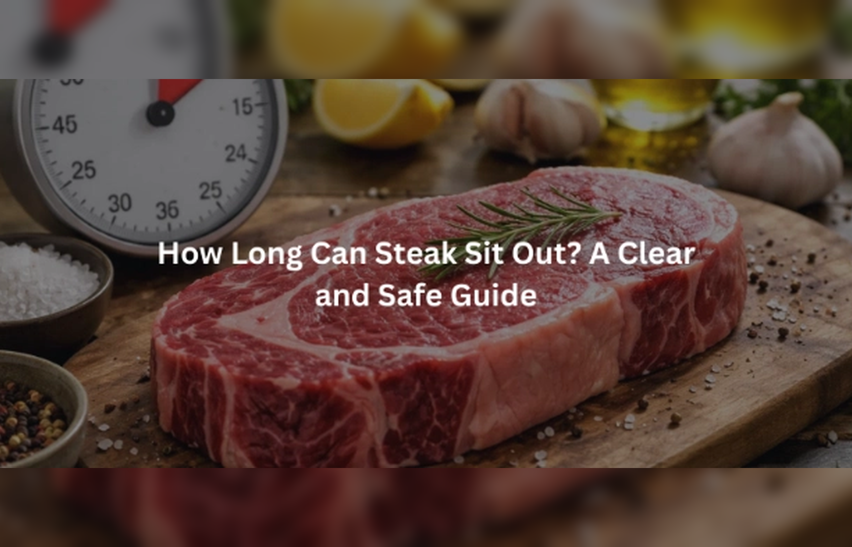 How Long Can Steak Sit Out After Cooking or Thawing?