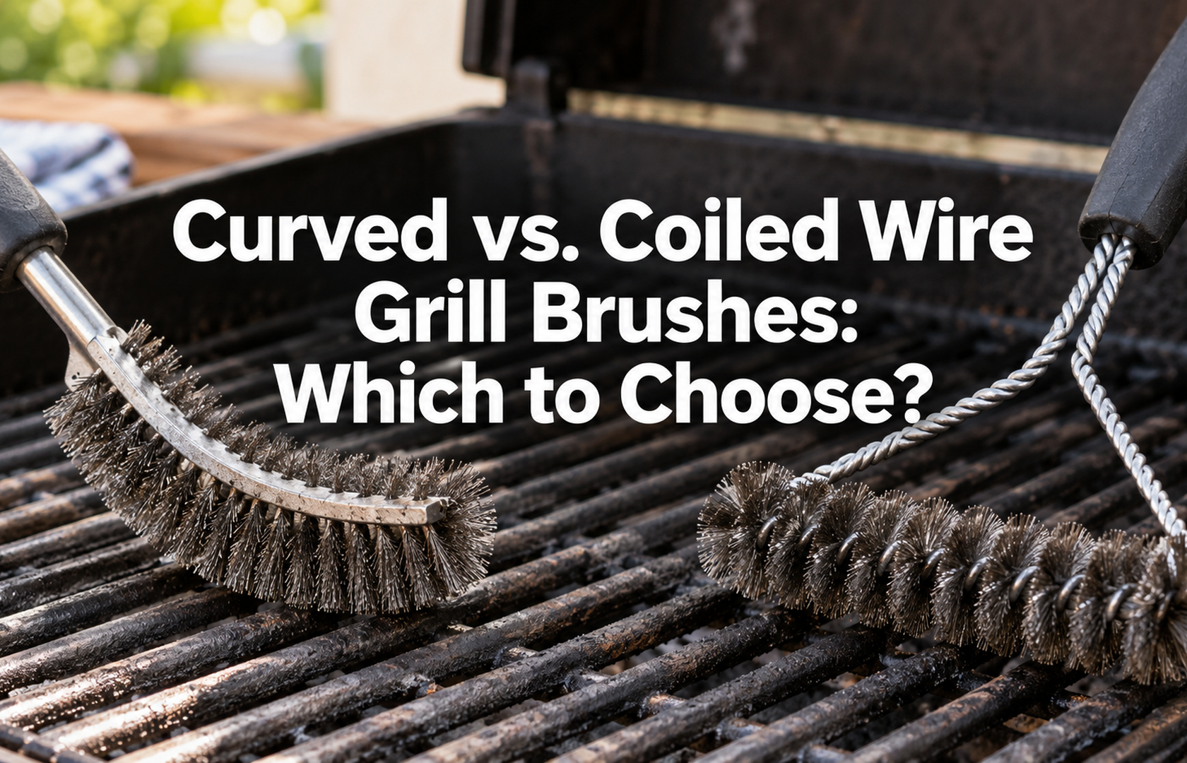 Curved vs. Coiled Wire Grill Brushes: Which to Choose?