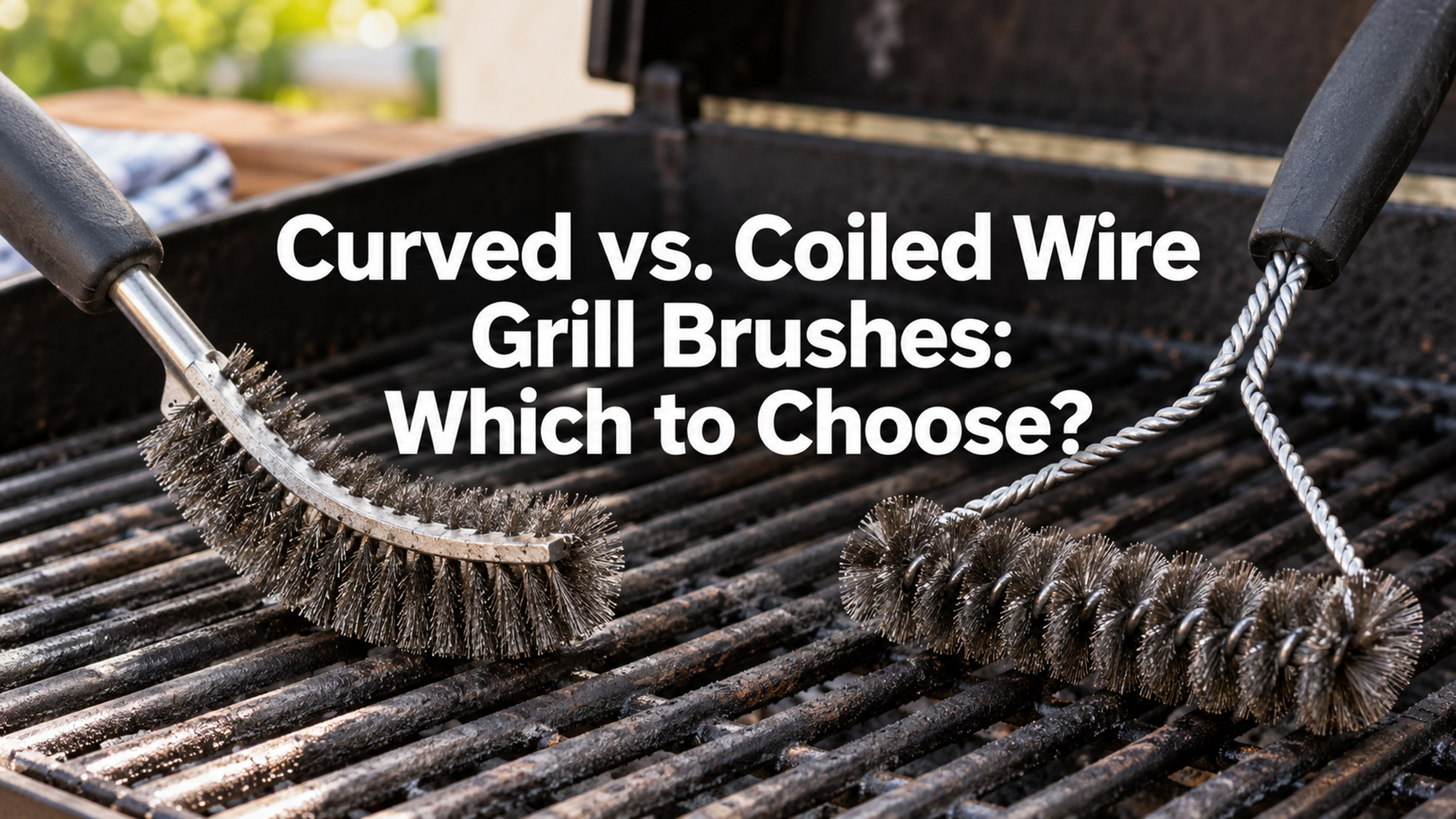 Curved vs. Coiled Wire Grill Brushes: Which to Choose?