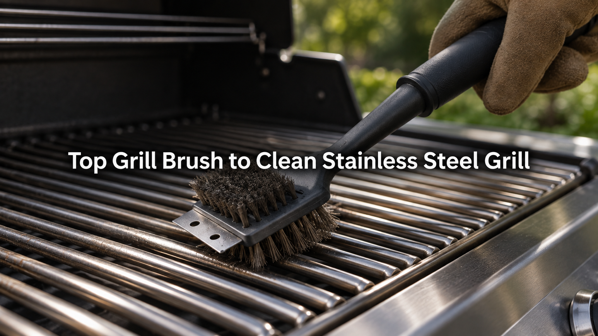 Top Grill Brush to Clean Stainless Steel Grill