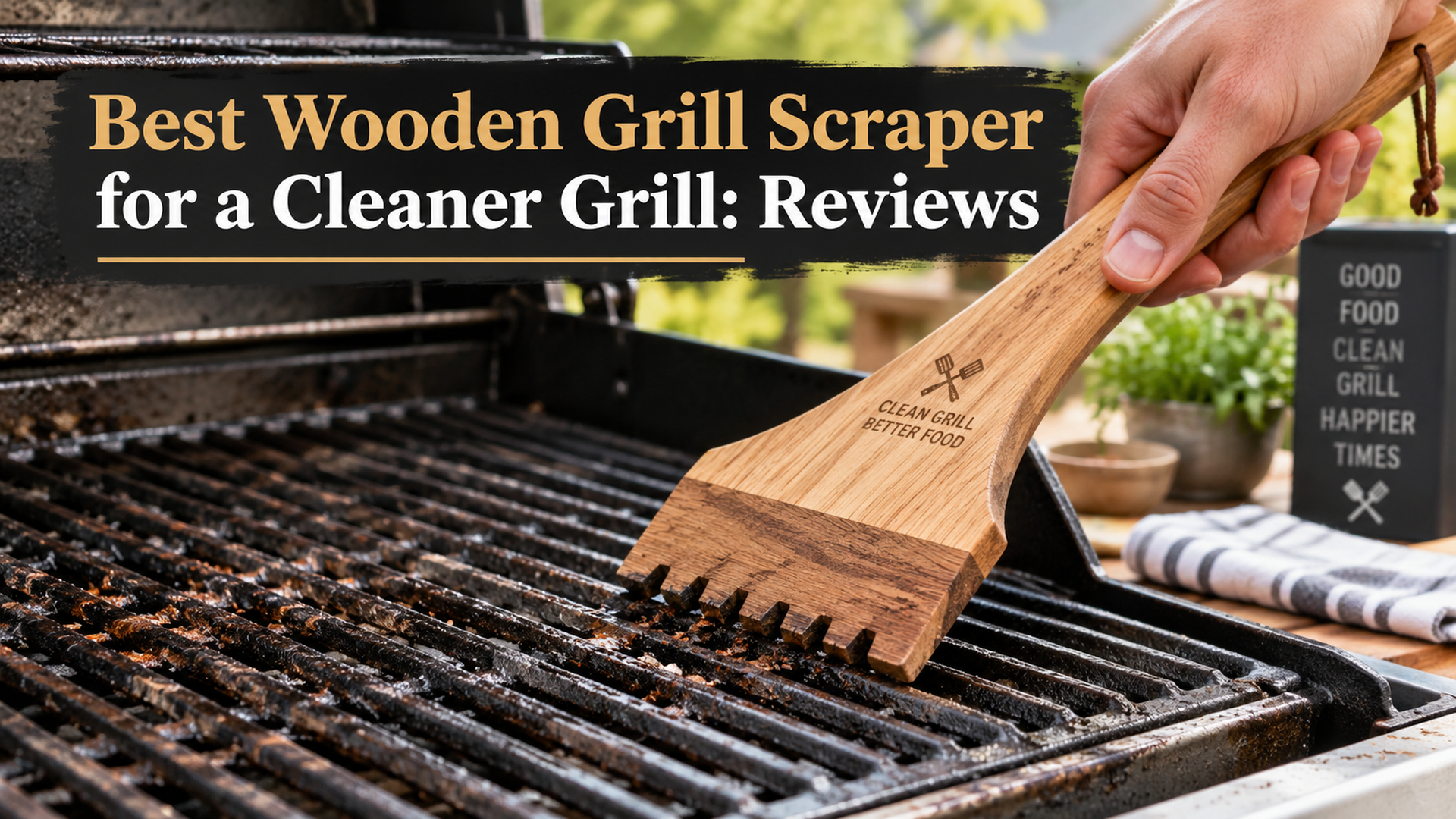 Best Wooden Grill Scraper for a Cleaner Grill: Reviews