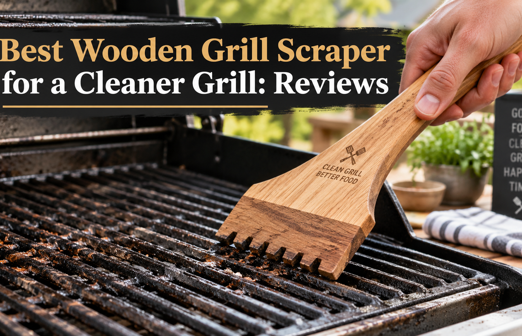 Best Wooden Grill Scraper for a Cleaner Grill: Reviews
