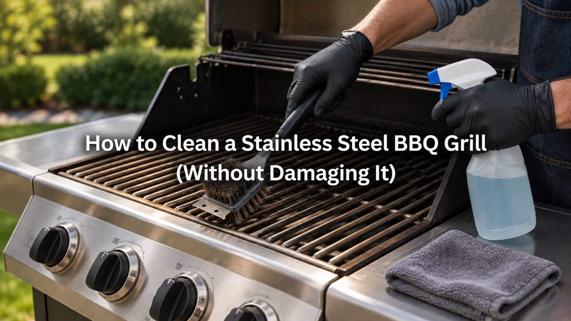 How to Clean a Stainless Steel BBQ Grill (Without Damaging It)