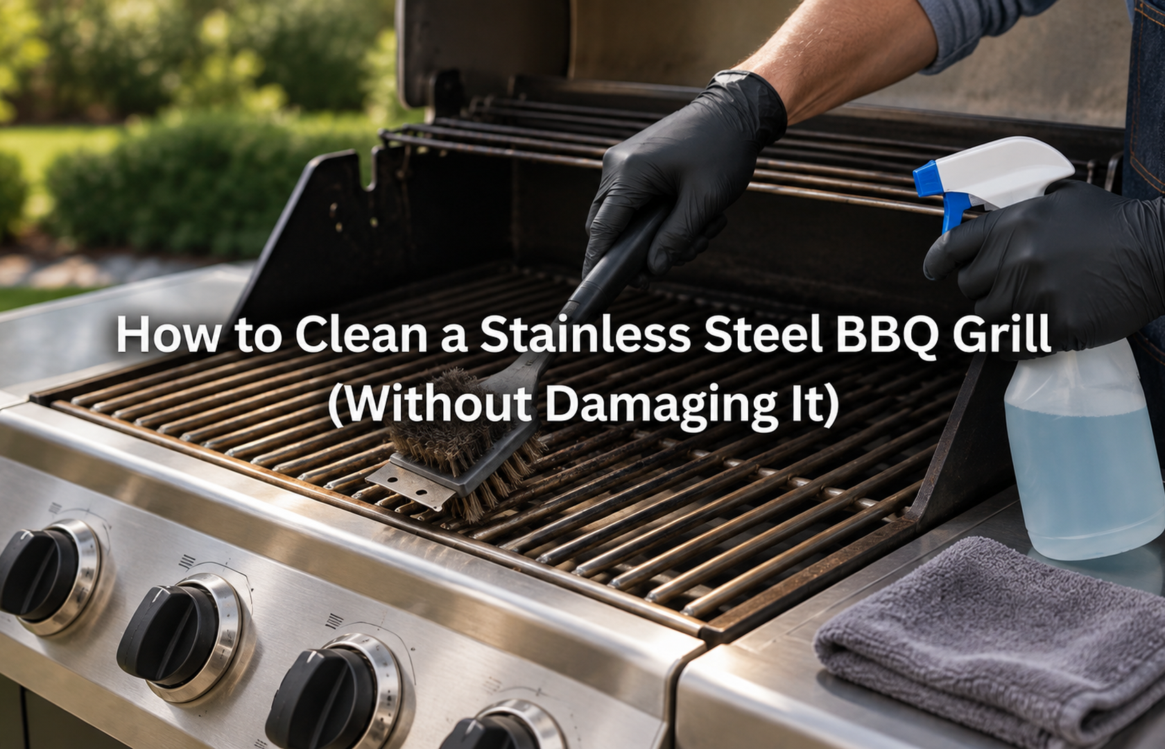 How to Clean a Stainless Steel BBQ Grill (Without Damaging It)