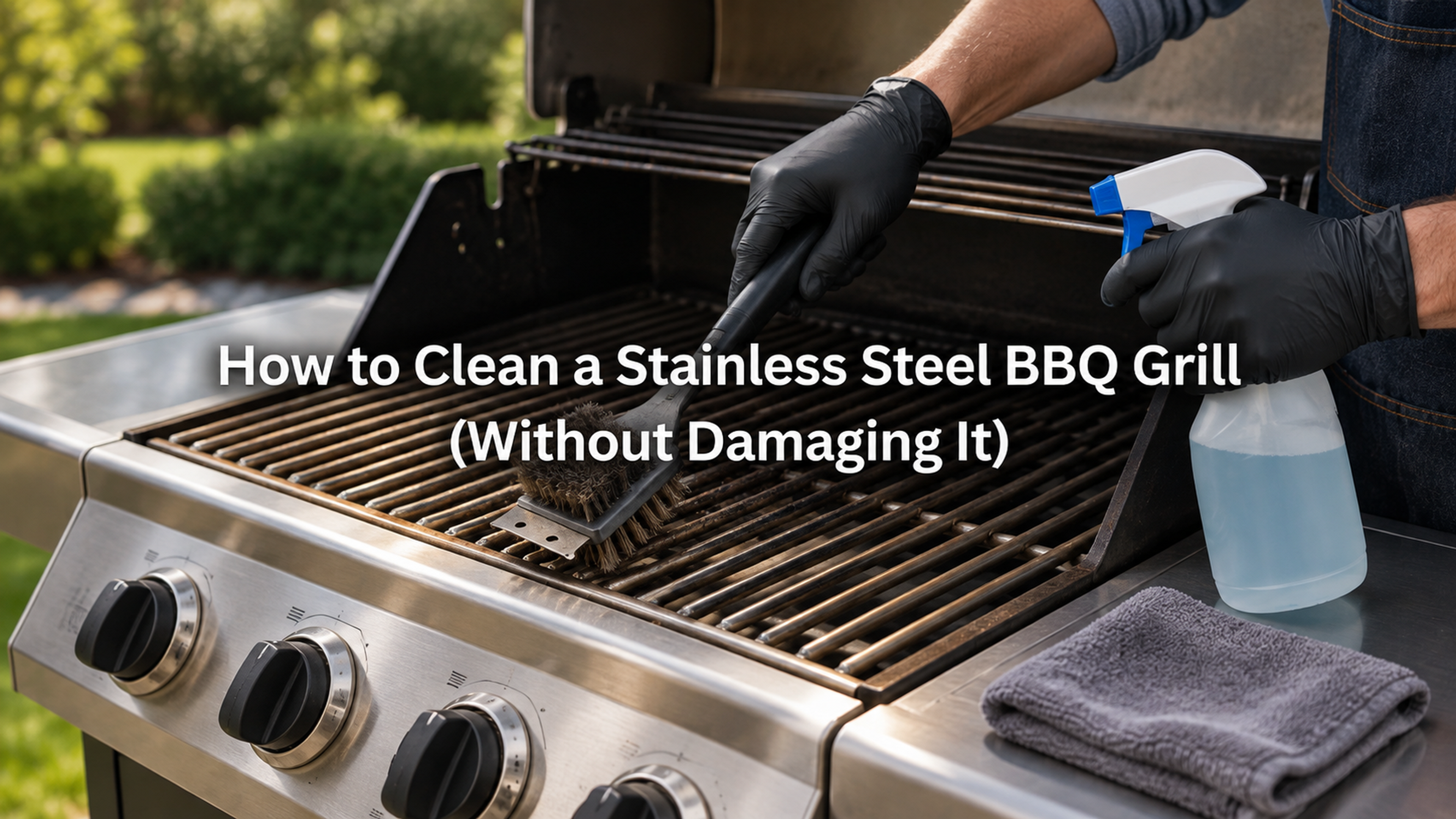 How to Clean a Stainless Steel BBQ Grill (Without Damaging It)