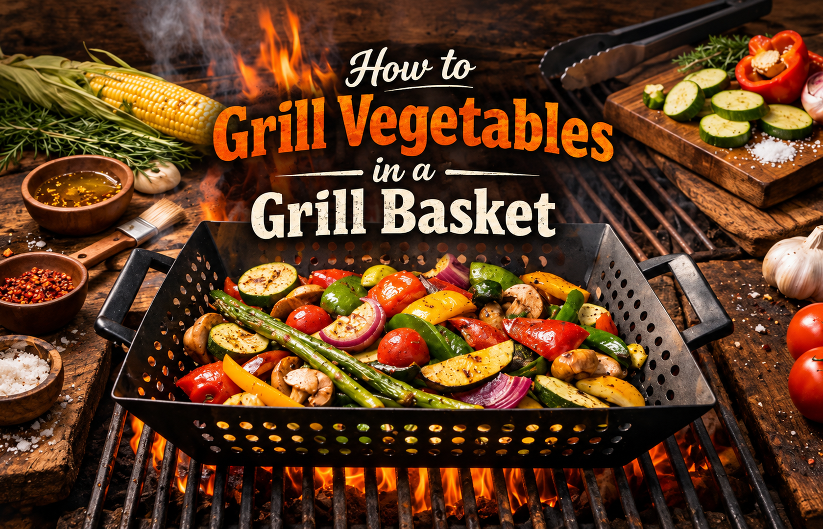 How to Grill Vegetables in a Grill Basket Right