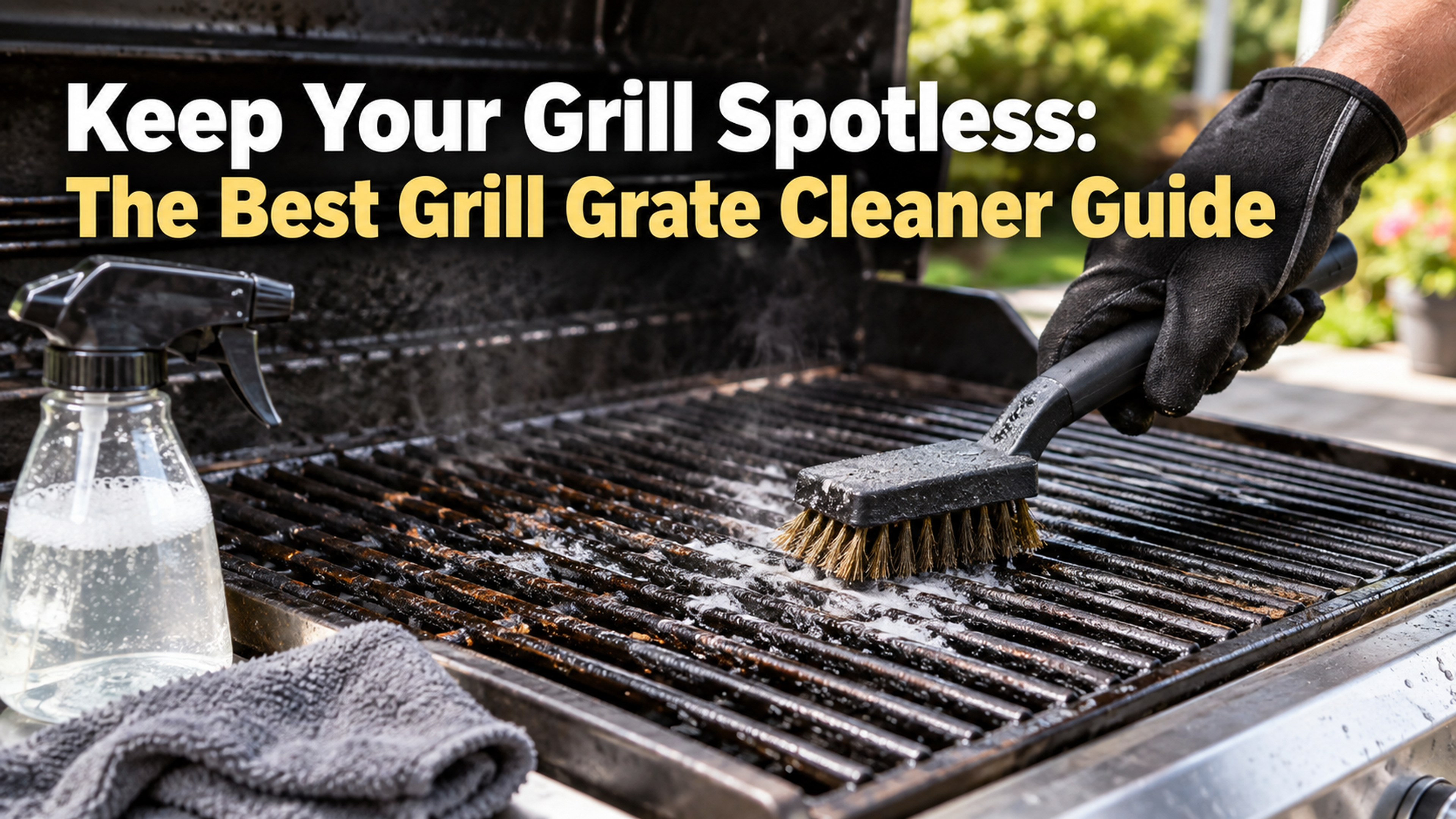 Keep Your Grill Spotless: The Best Grill Grate Cleaner Guide