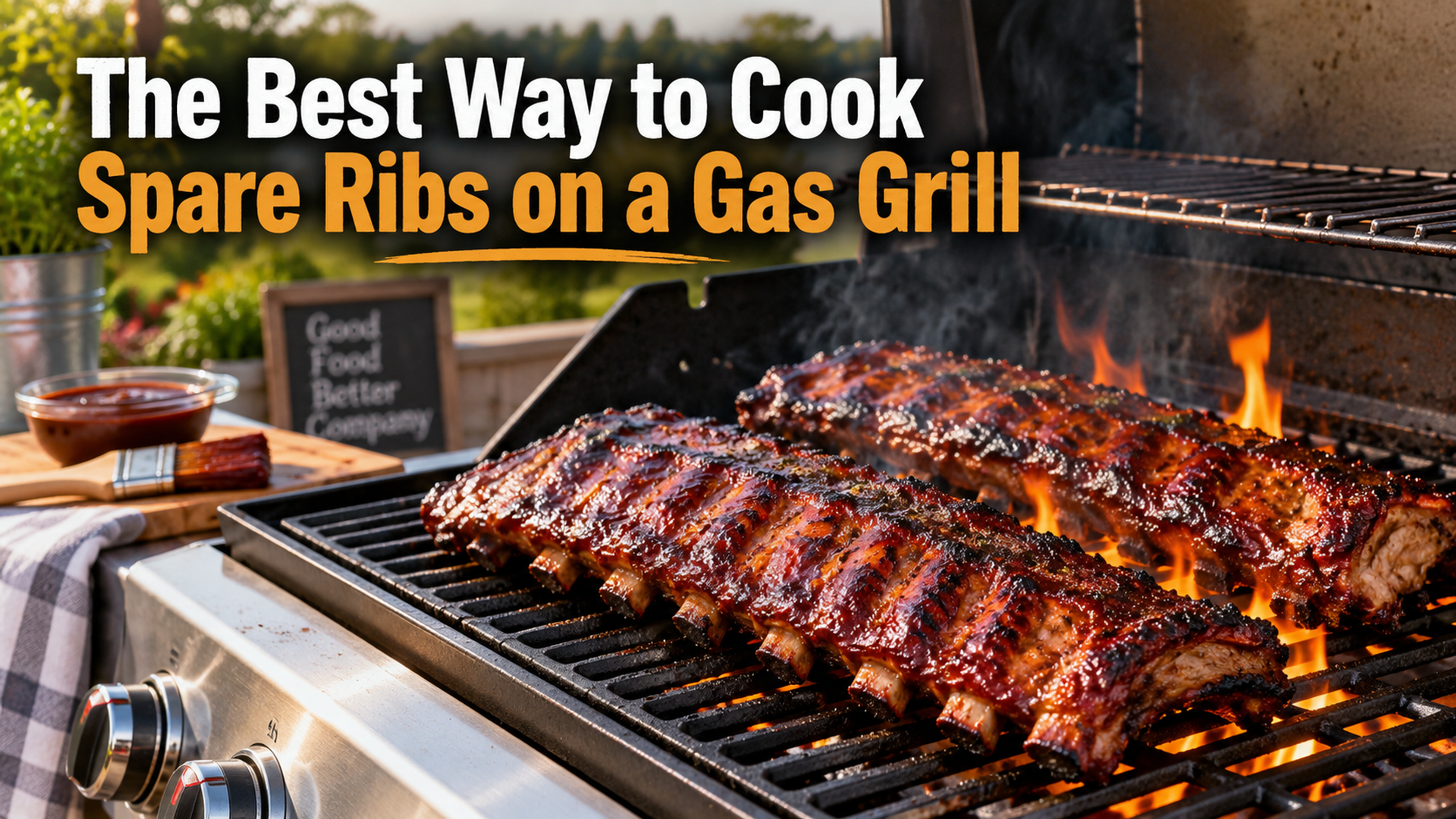 Cook Spare Ribs on a Gas Grill the Right Way for Flavor