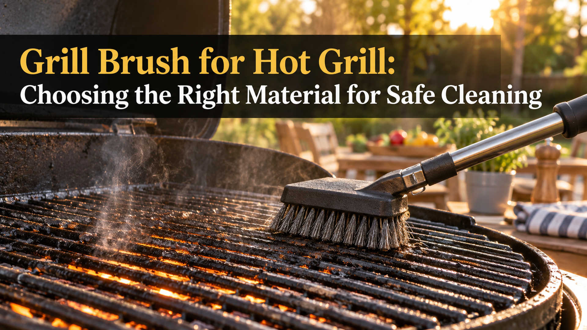 Grill Brush for Hot Grill: Choosing the Right Material for Safe Cleaning