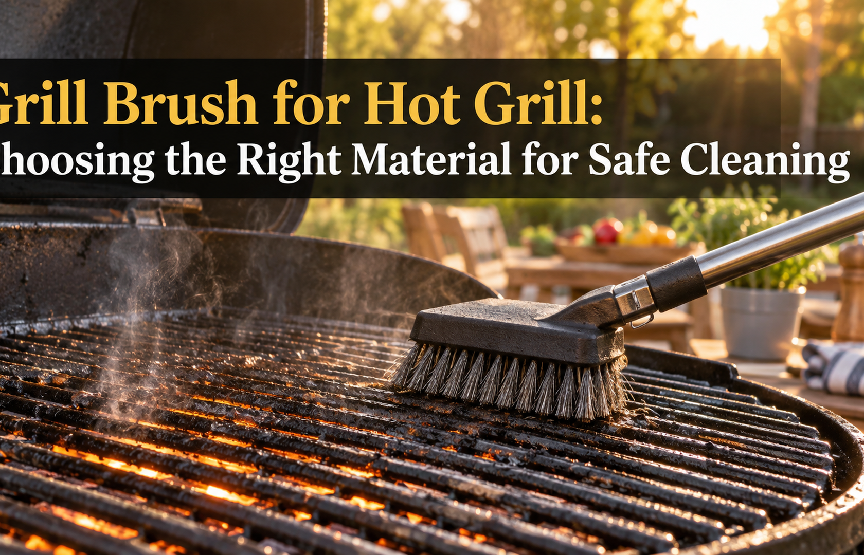 Grill Brush for Hot Grill: Choosing the Right Material for Safe Cleaning