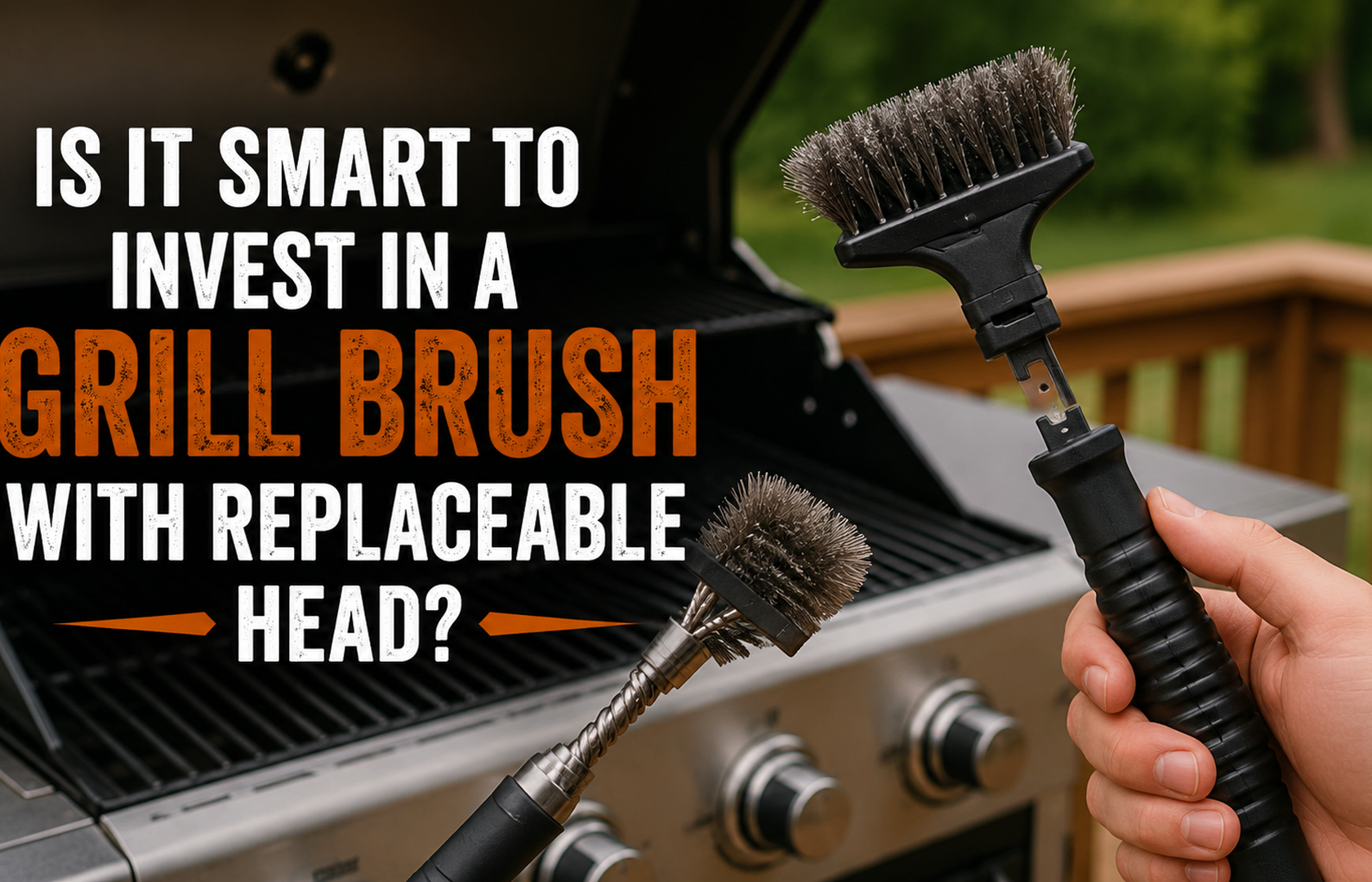 Is It Smart to Invest in a Grill Brush With Replaceable Head?