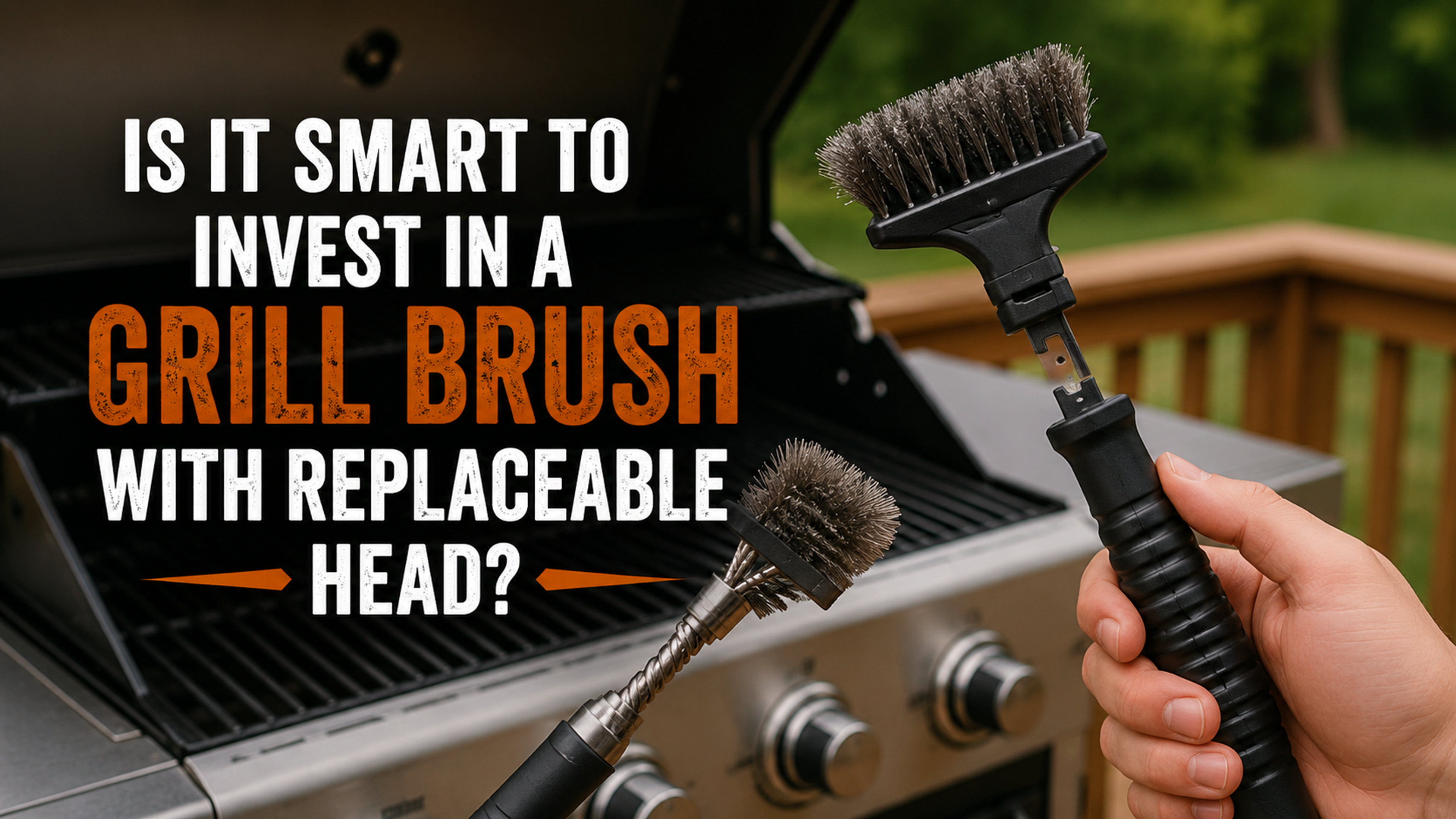 Is It Smart to Invest in a Grill Brush With Replaceable Head?