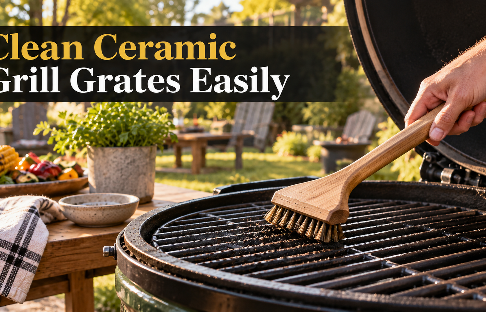 Clean Ceramic Grill Grates Easily