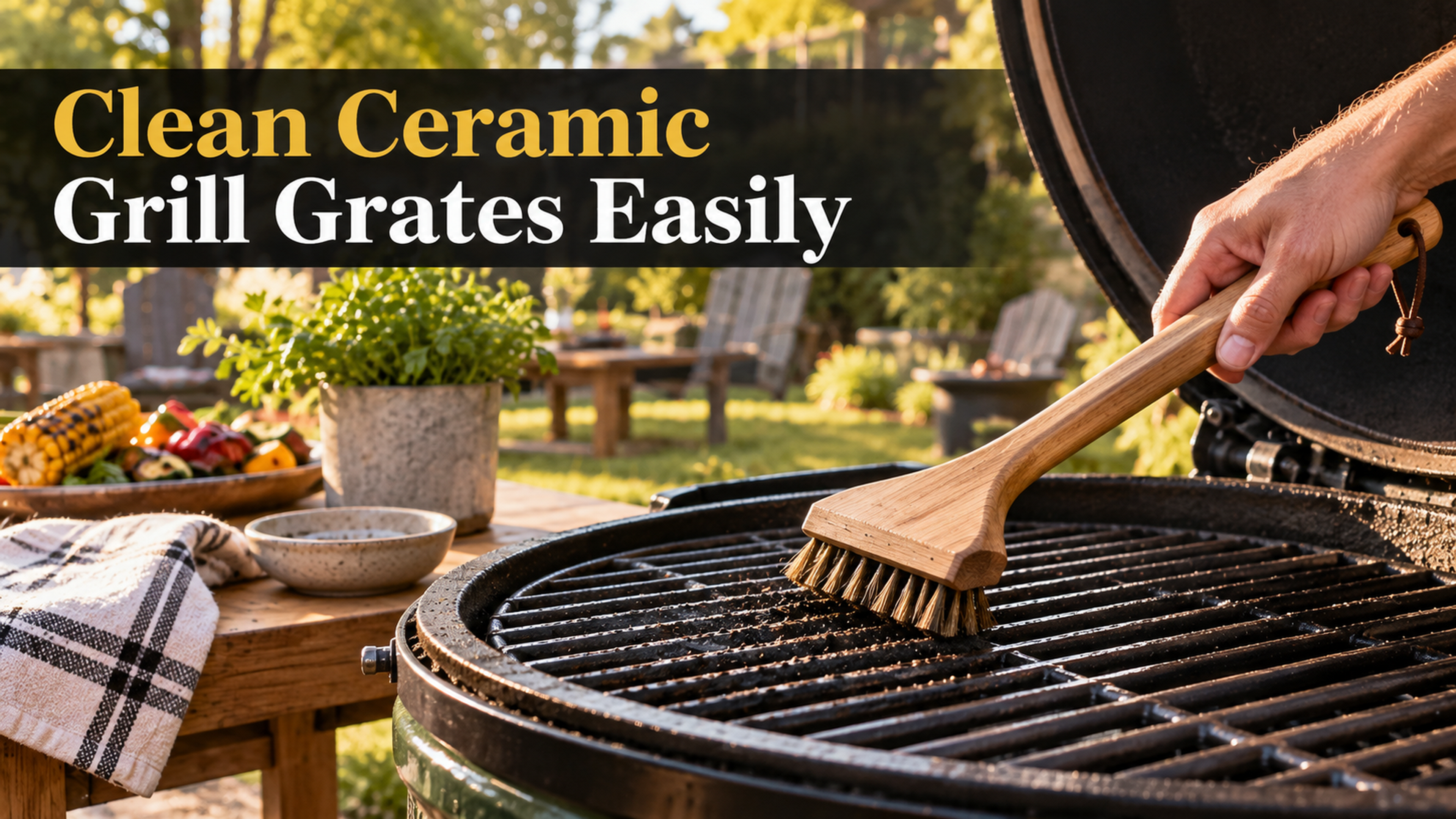 Clean Ceramic Grill Grates Easily