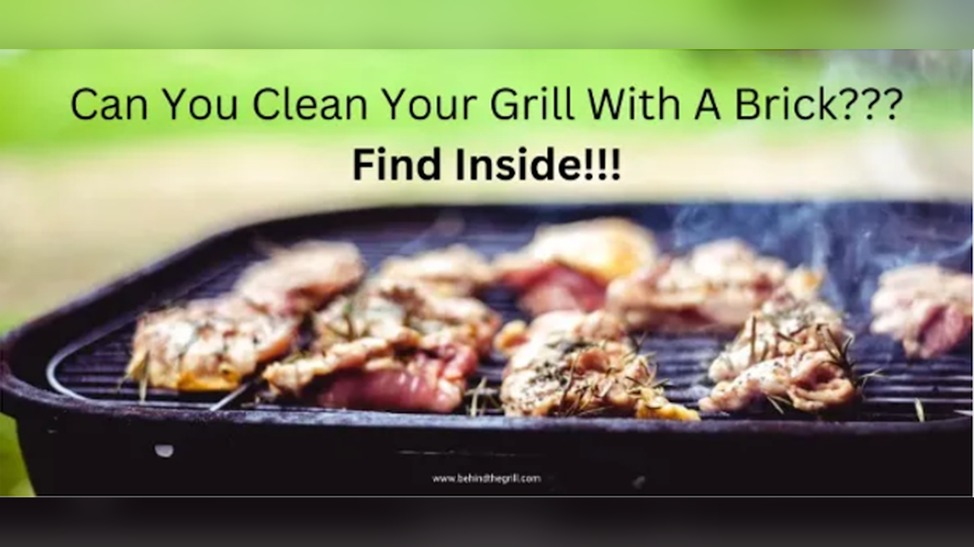 Cleaning Grill with Brick: A Traditional and Effective Method