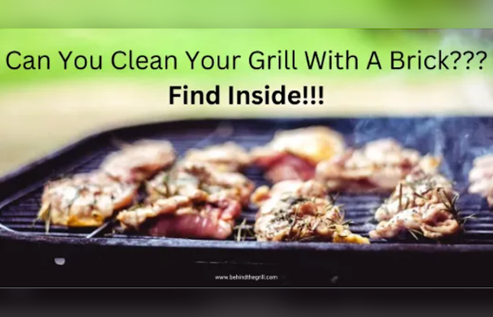Cleaning Grill with Brick: A Traditional and Effective Method