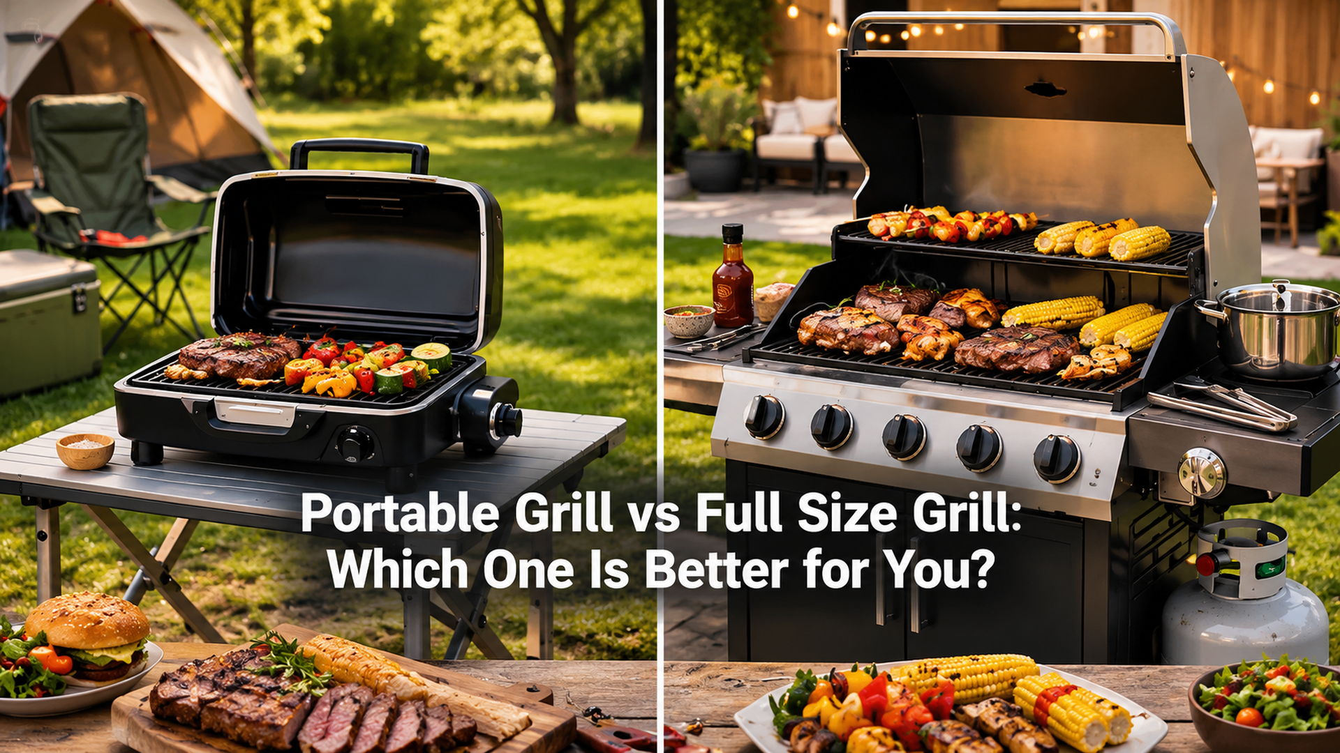 Portable Grill vs Full Size Grill: Which is Better for You?
