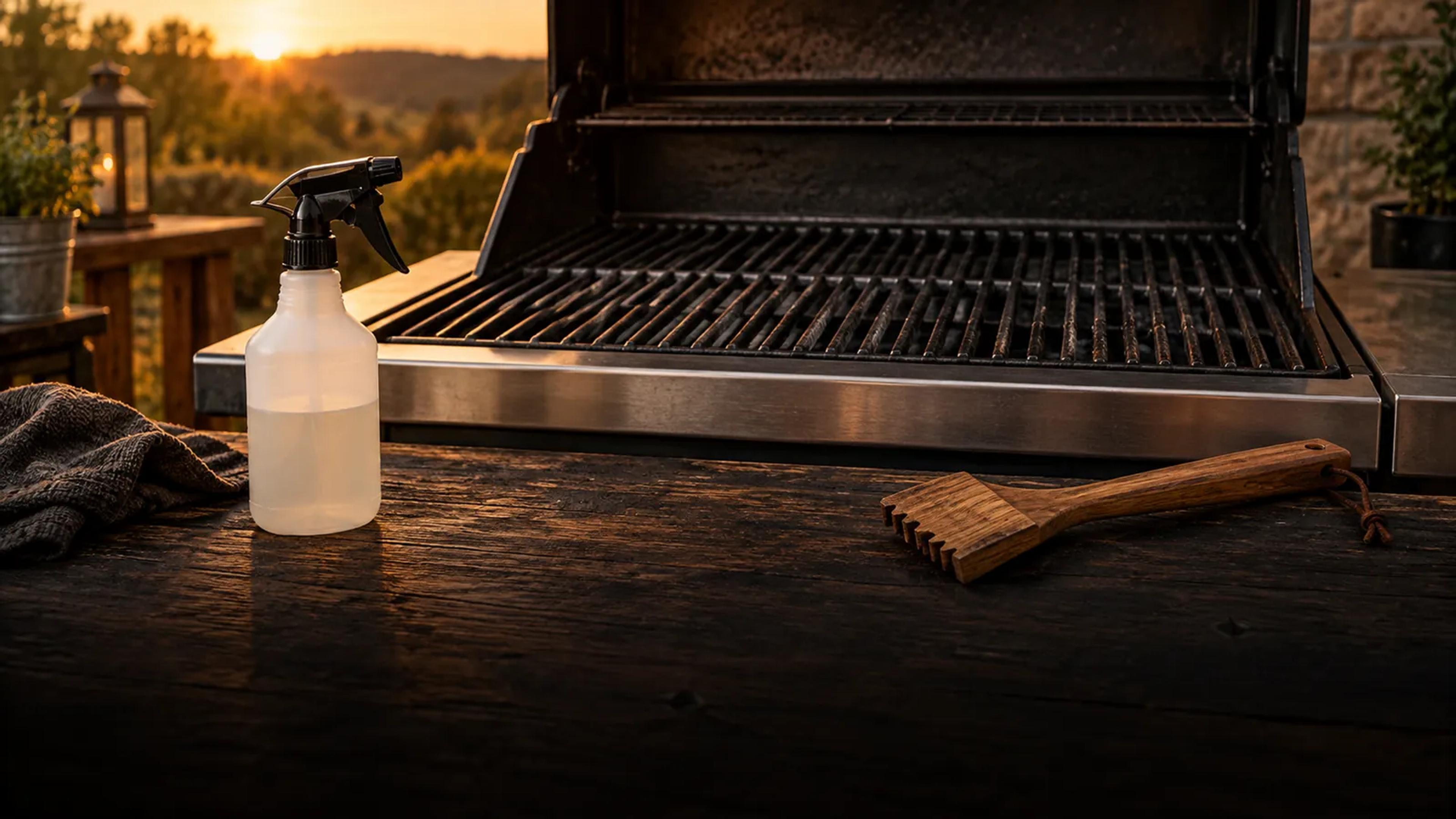 In the Ring: Grill Cleaning Spray vs. Wooden Scraper - Your Pick?