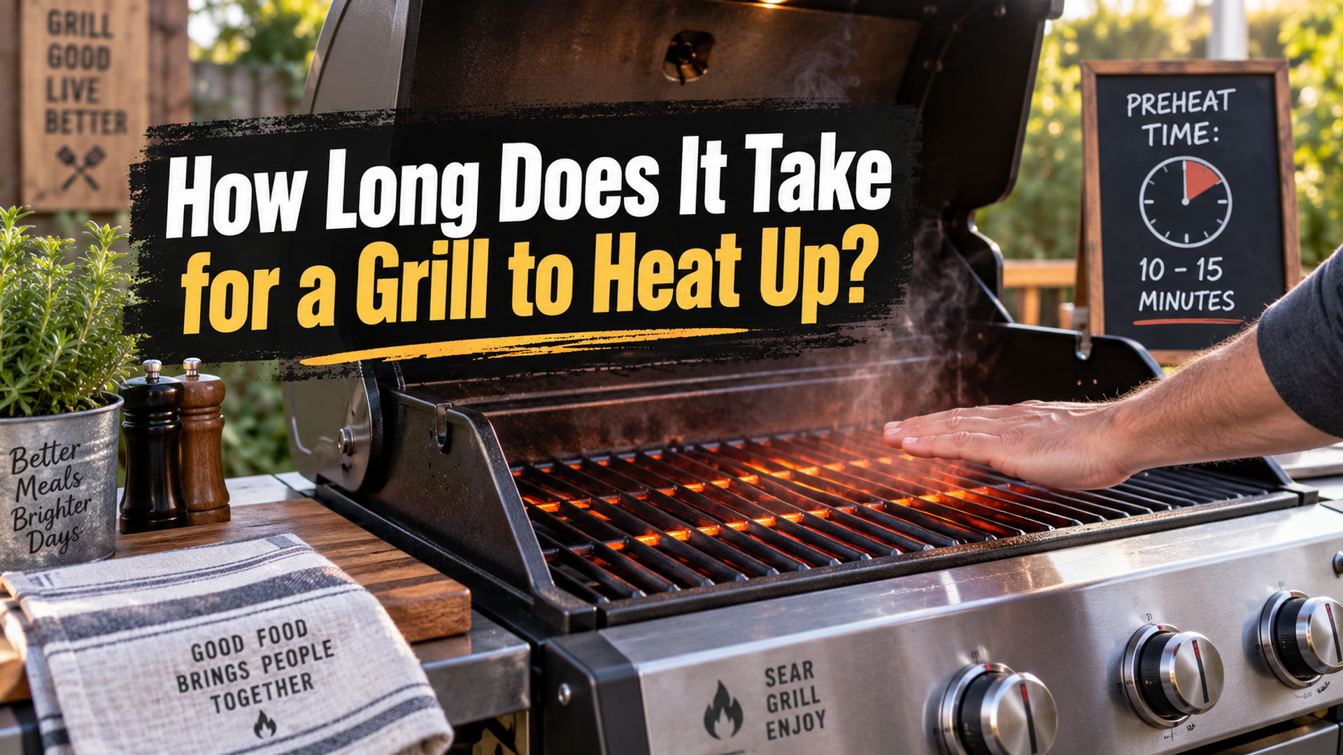 How Long Does it Take for a Grill to Heat Up?