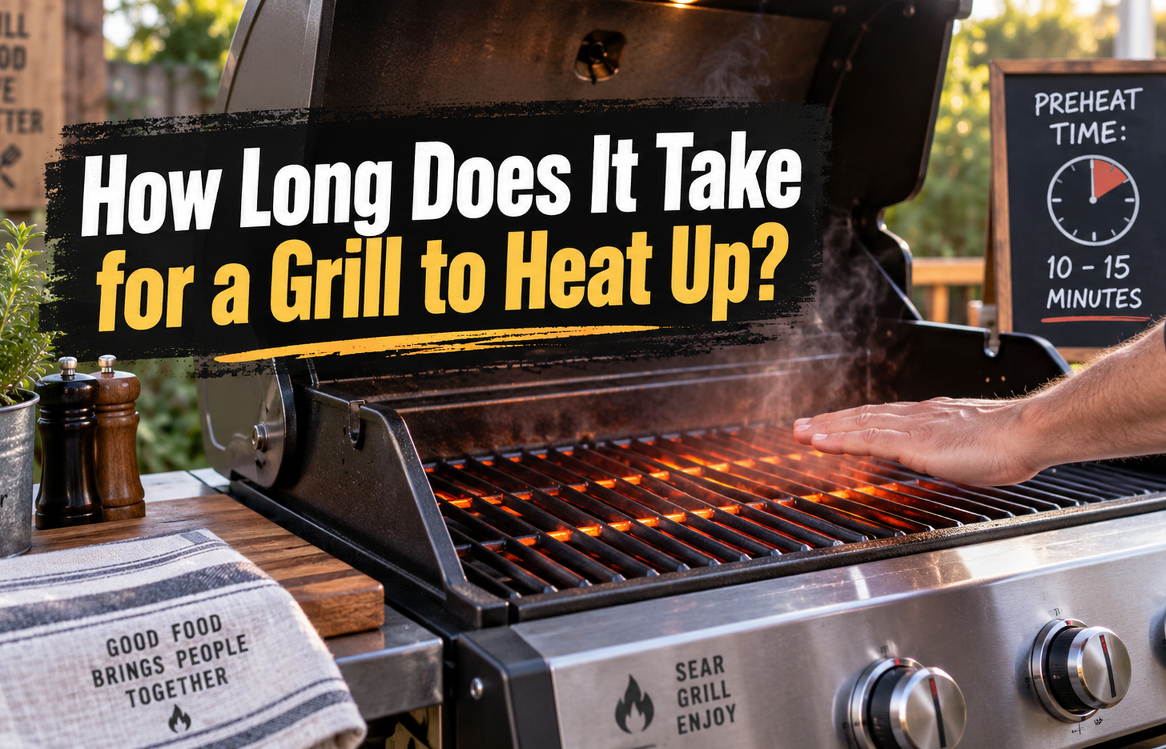 How Long Does it Take for a Grill to Heat Up?