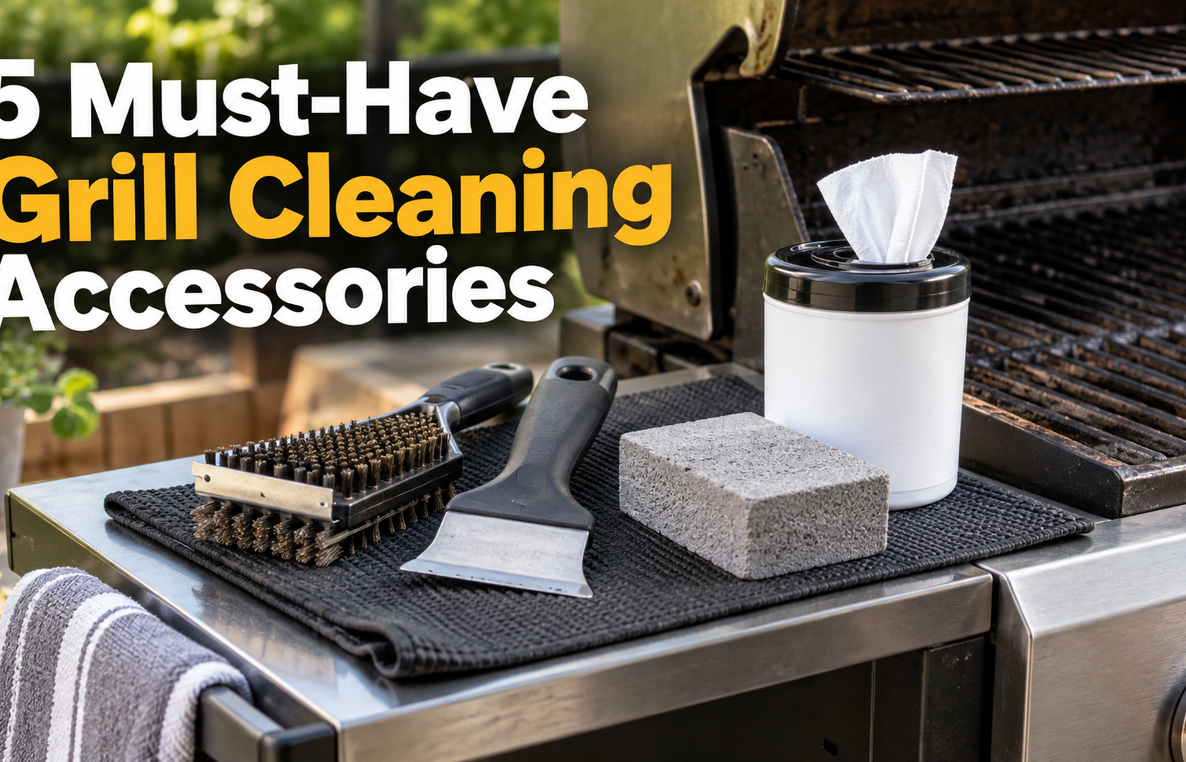5 Must-Have Grill Cleaning Accessories