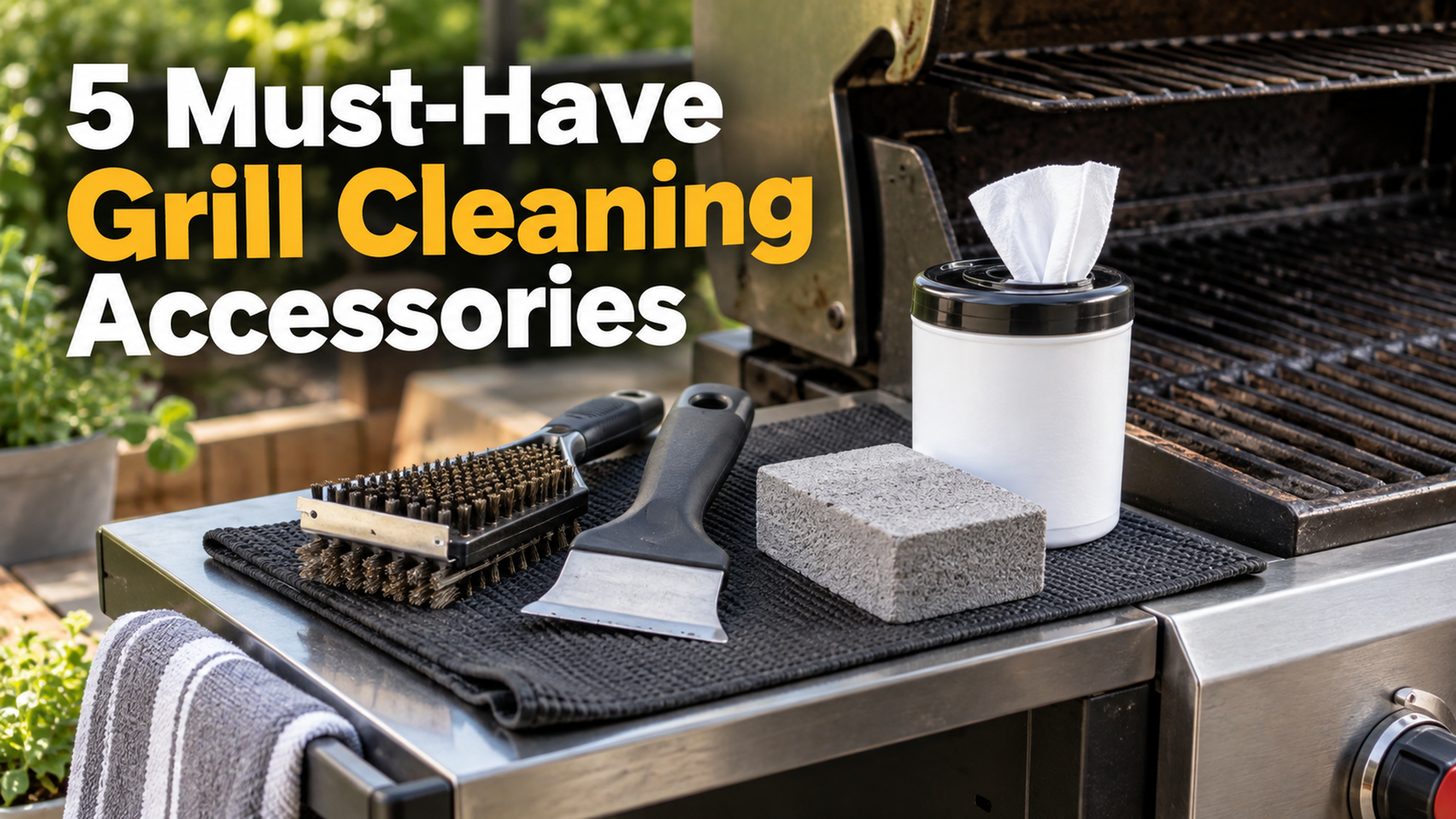 5 Must-Have Grill Cleaning Accessories