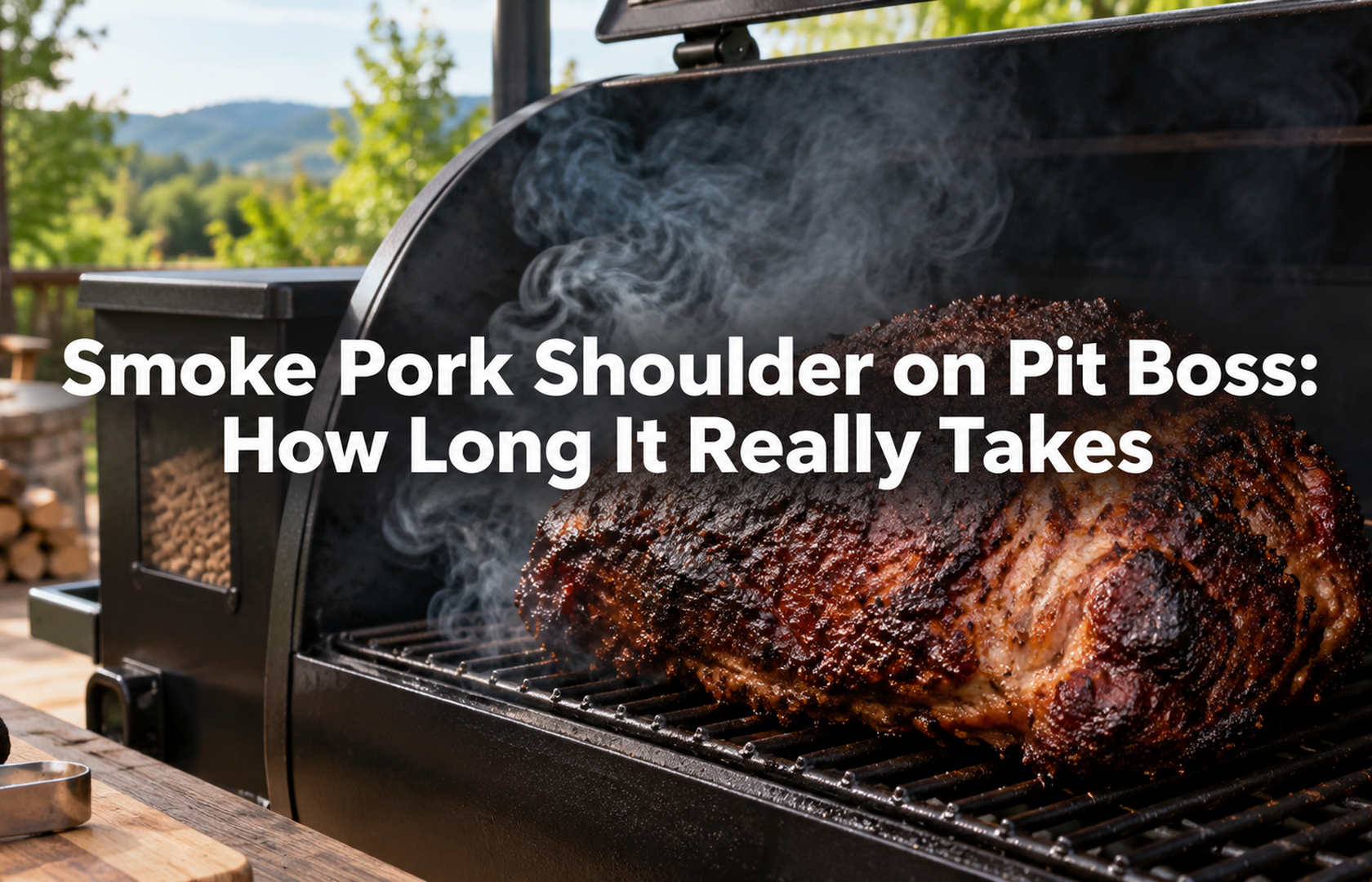 Smoke Pork Shoulder on Pit Boss: How Long It Really Takes