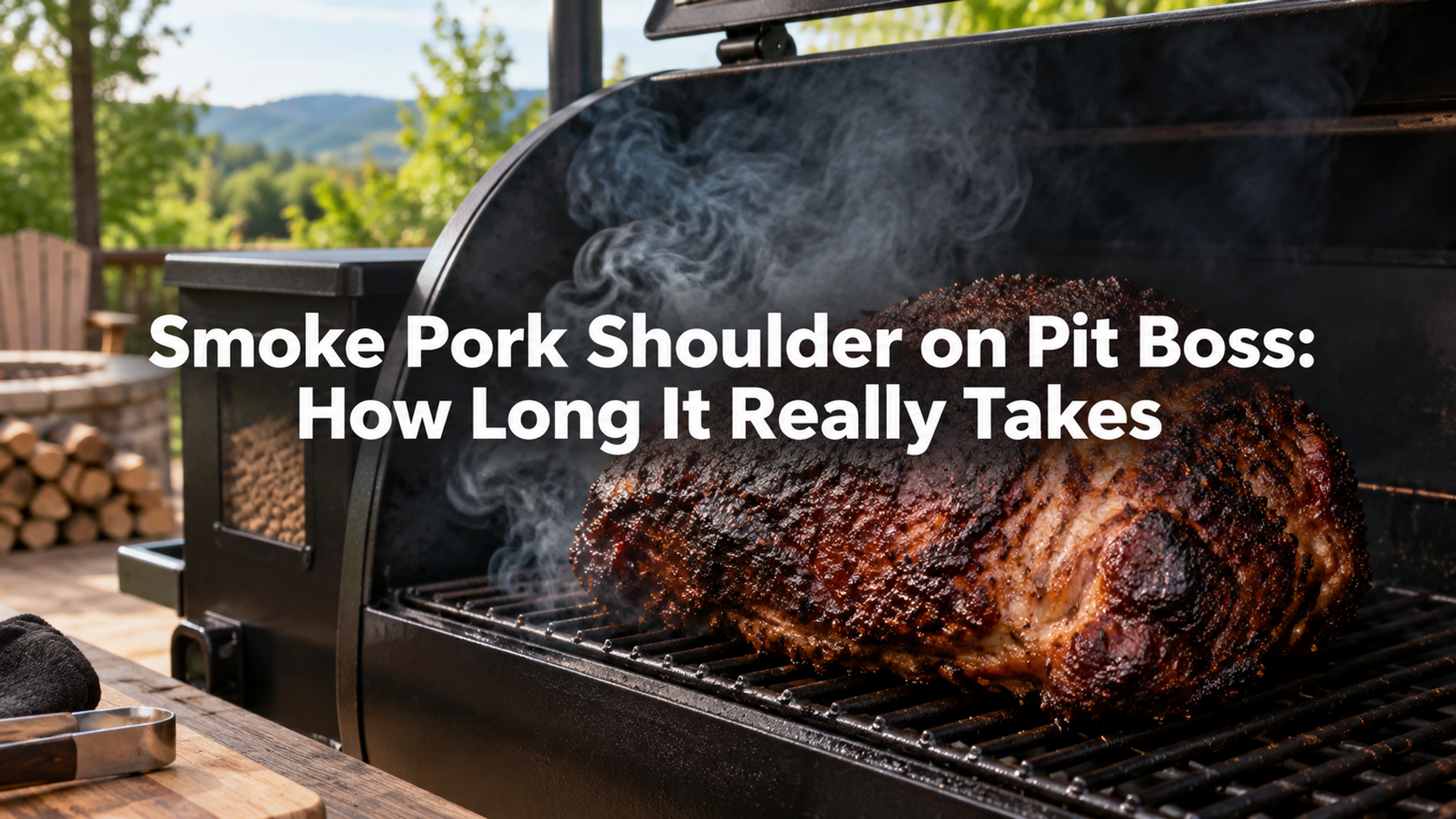 Smoke Pork Shoulder on Pit Boss: How Long It Really Takes