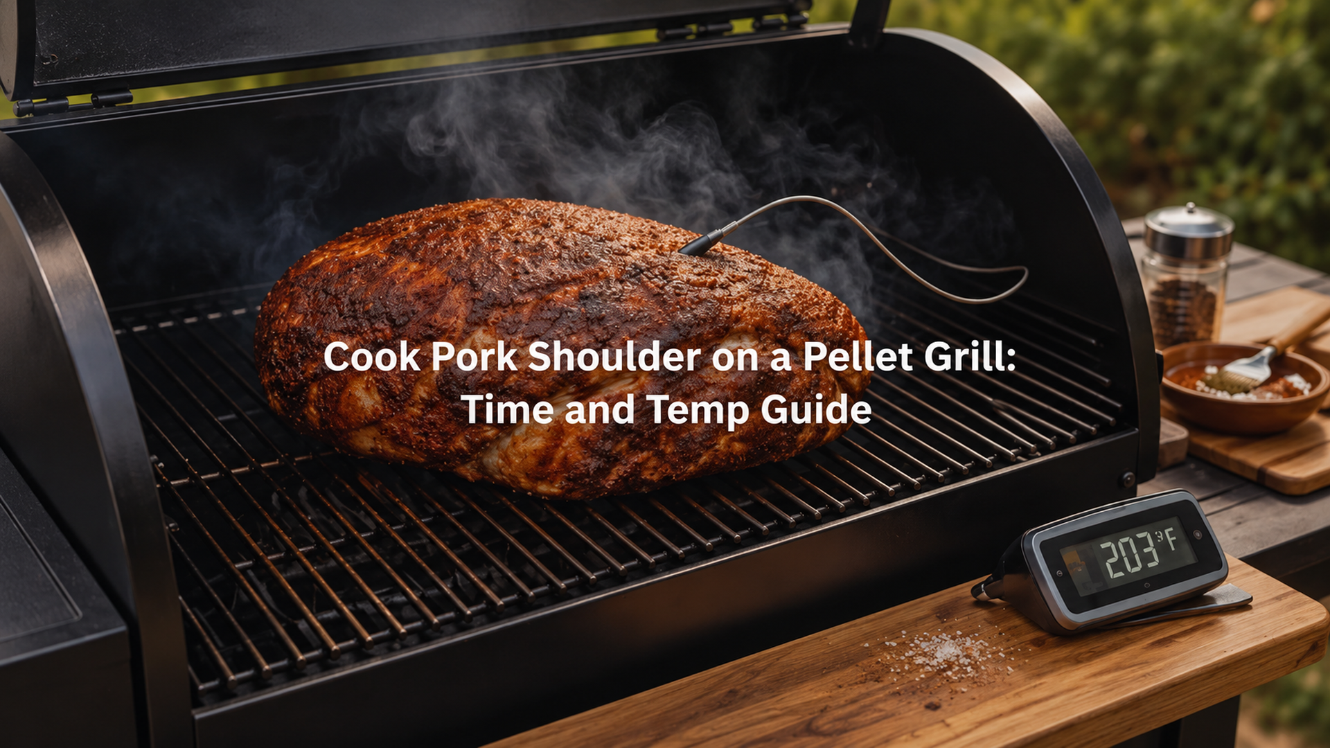 Cook Pork Shoulder on a Pellet Grill: Time and Temp Guide
