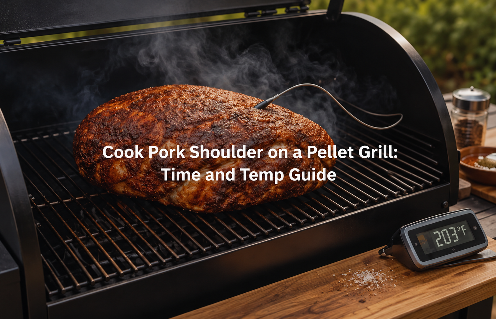 Cook Pork Shoulder on a Pellet Grill: Time and Temp Guide