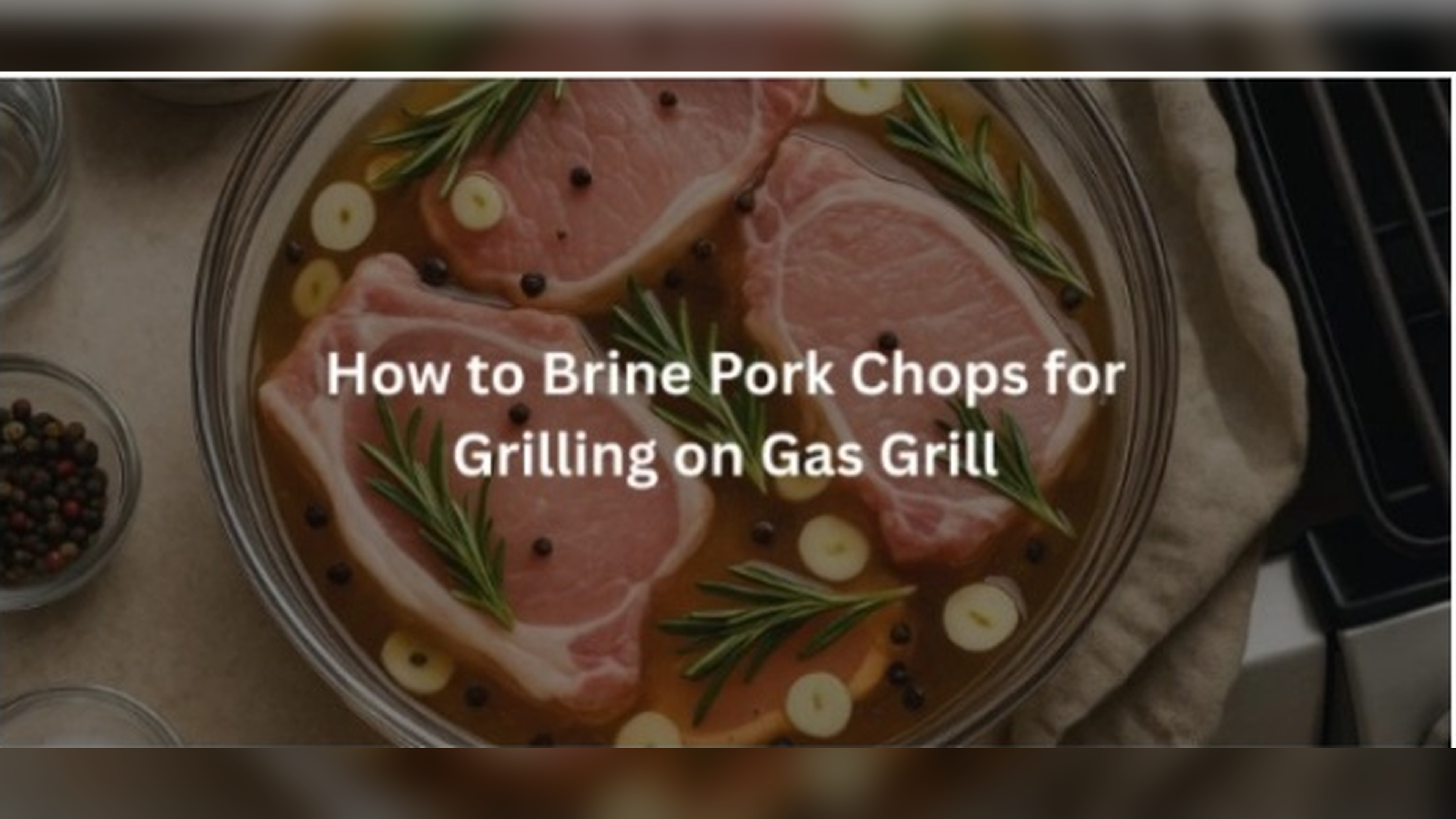 Find out How to Brine Pork Chops for Grilling on Gas Grill