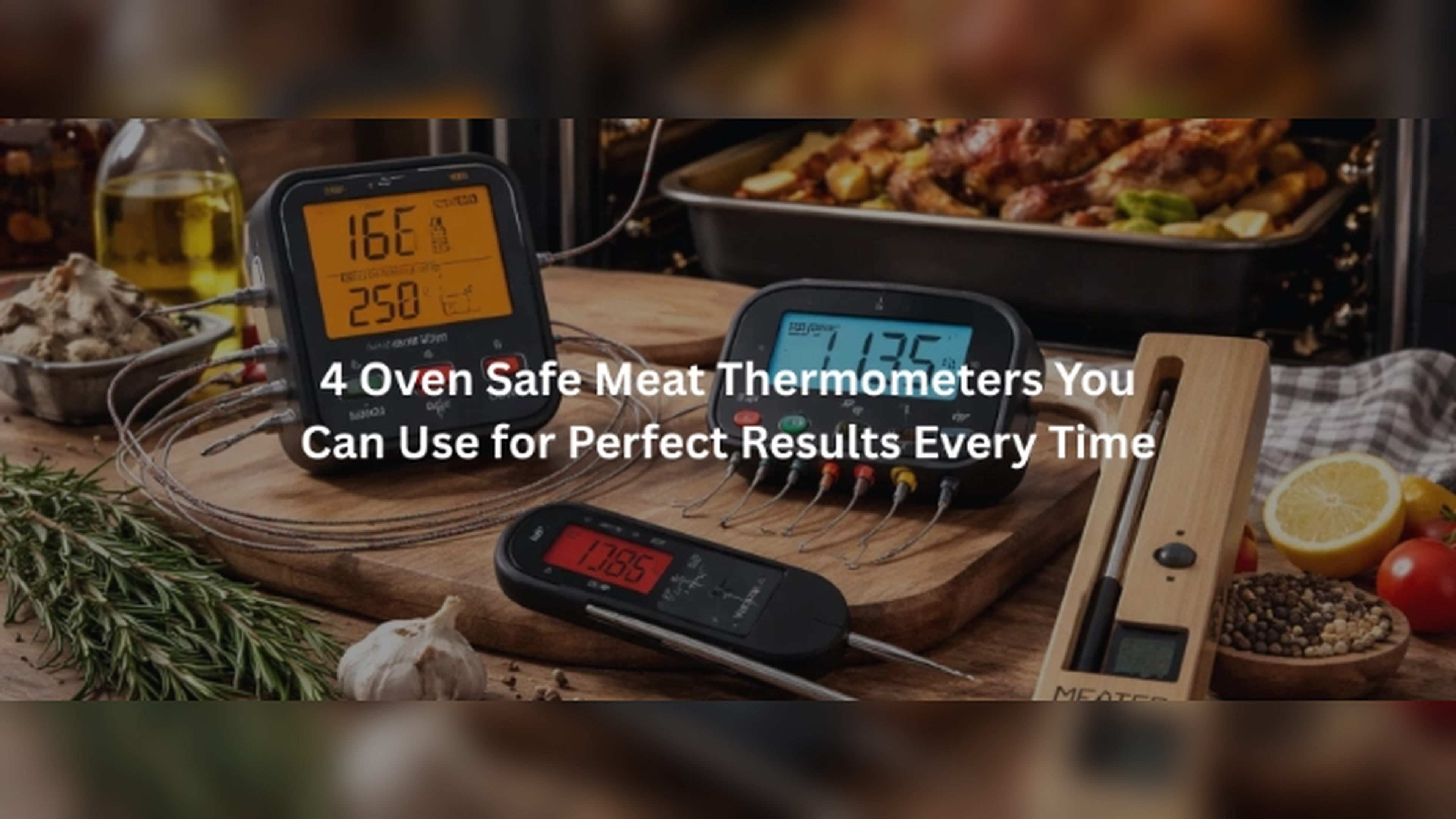 Top 4 Oven Safe Meat Thermometers You Can Use