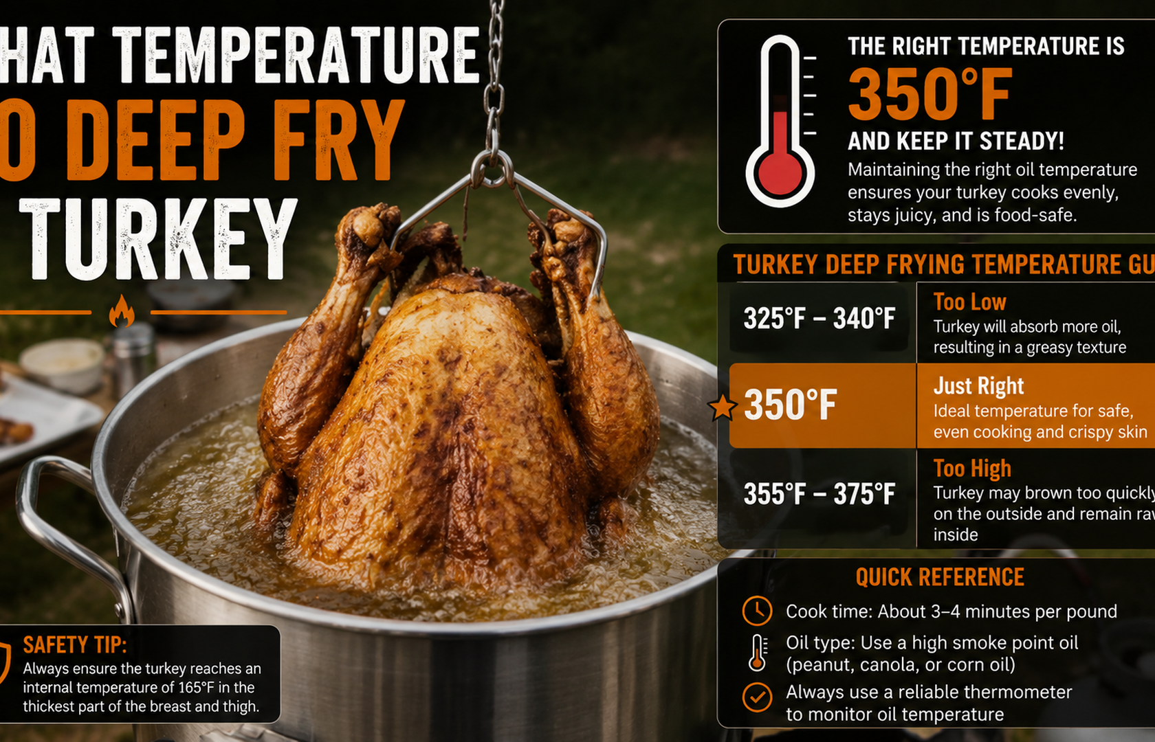 Discover What Temperature to Deep Fry a Turkey