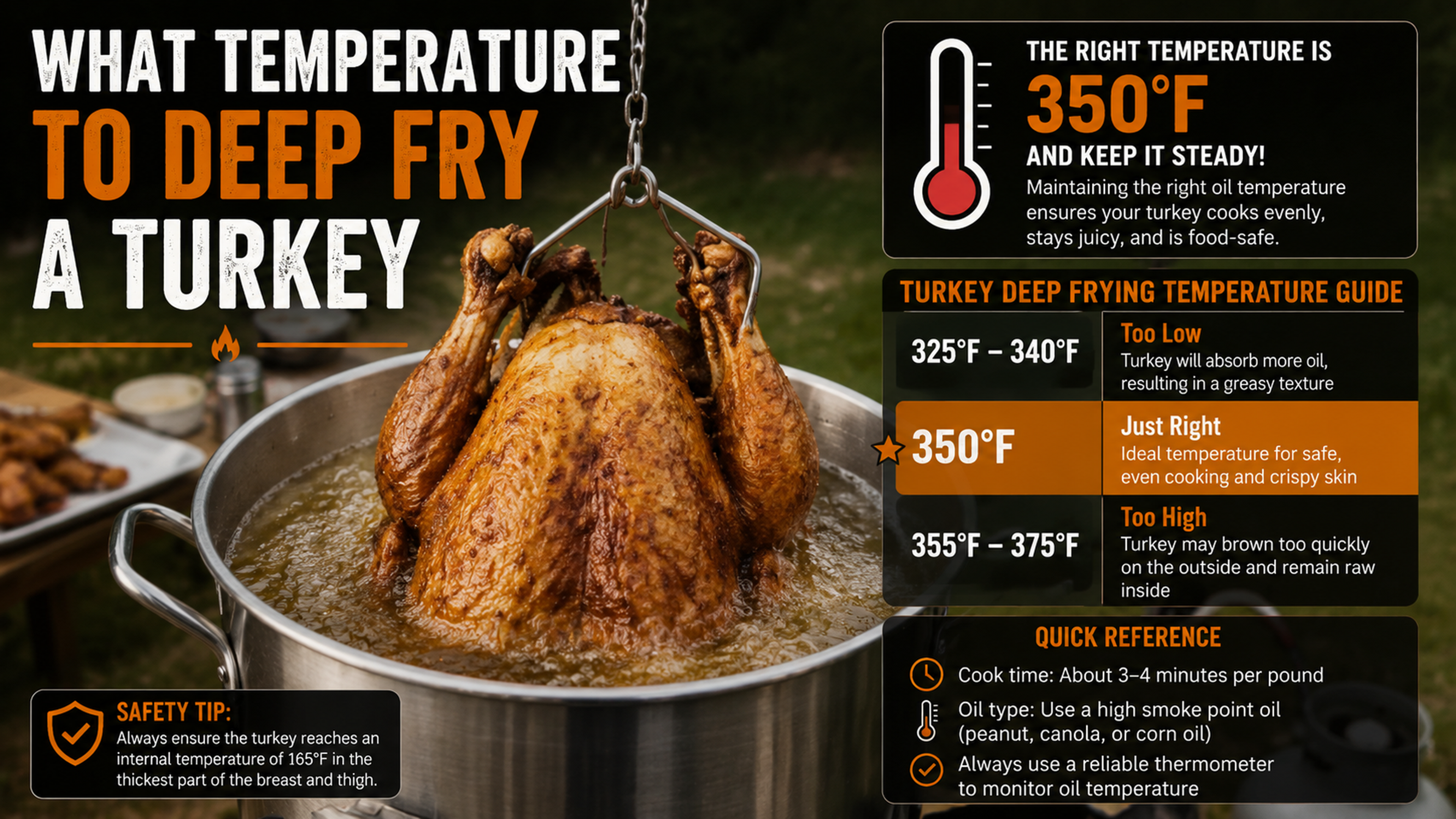 Discover What Temperature to Deep Fry a Turkey