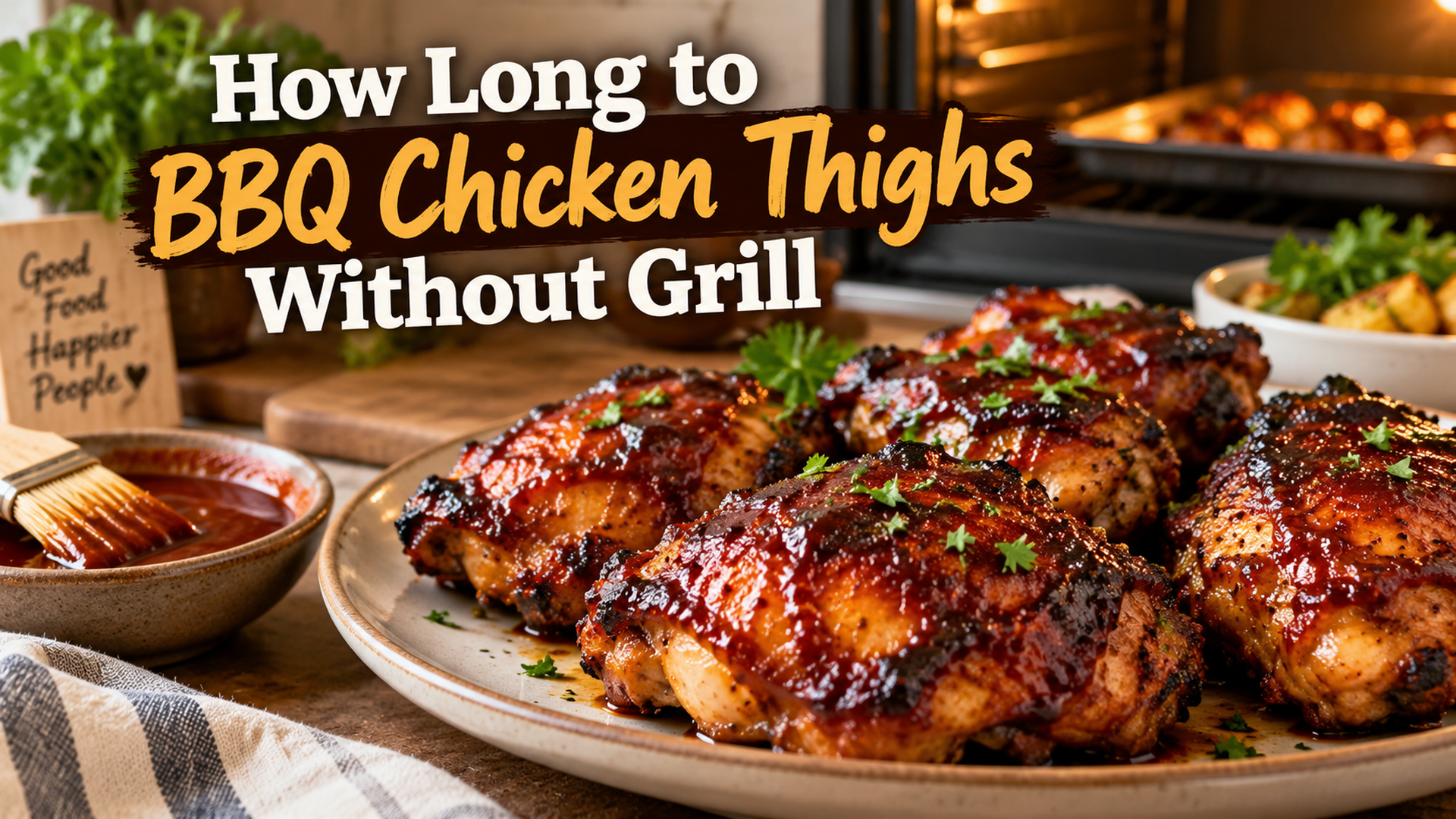 How Long to BBQ Chicken Thighs Without Grill