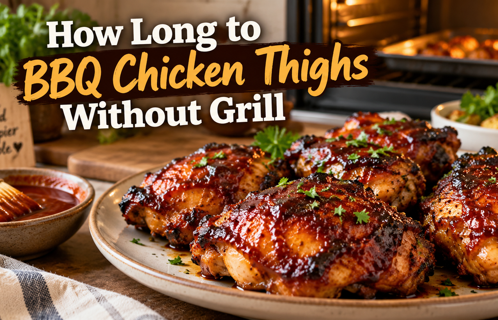 How Long to BBQ Chicken Thighs Without Grill