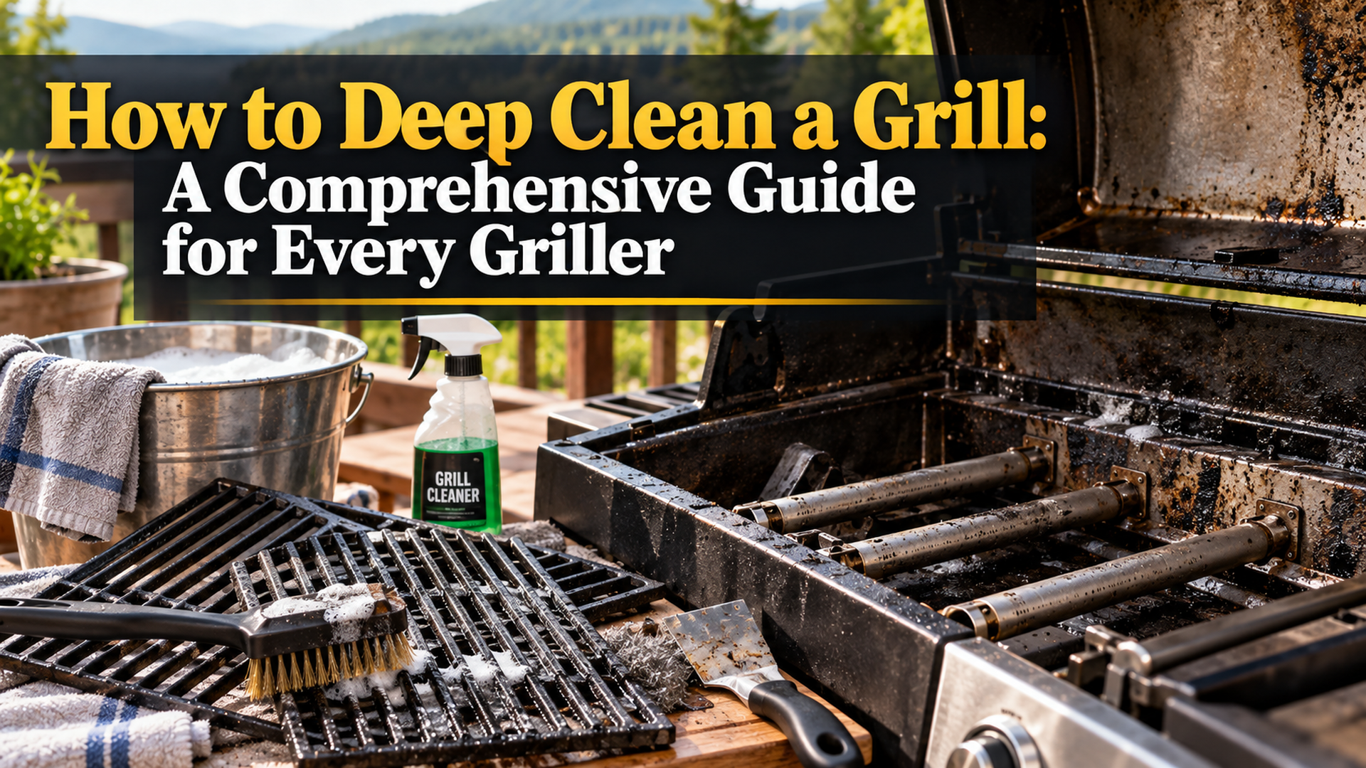 How to Deep Clean a Grill: A Comprehensive Guide for Every Griller
