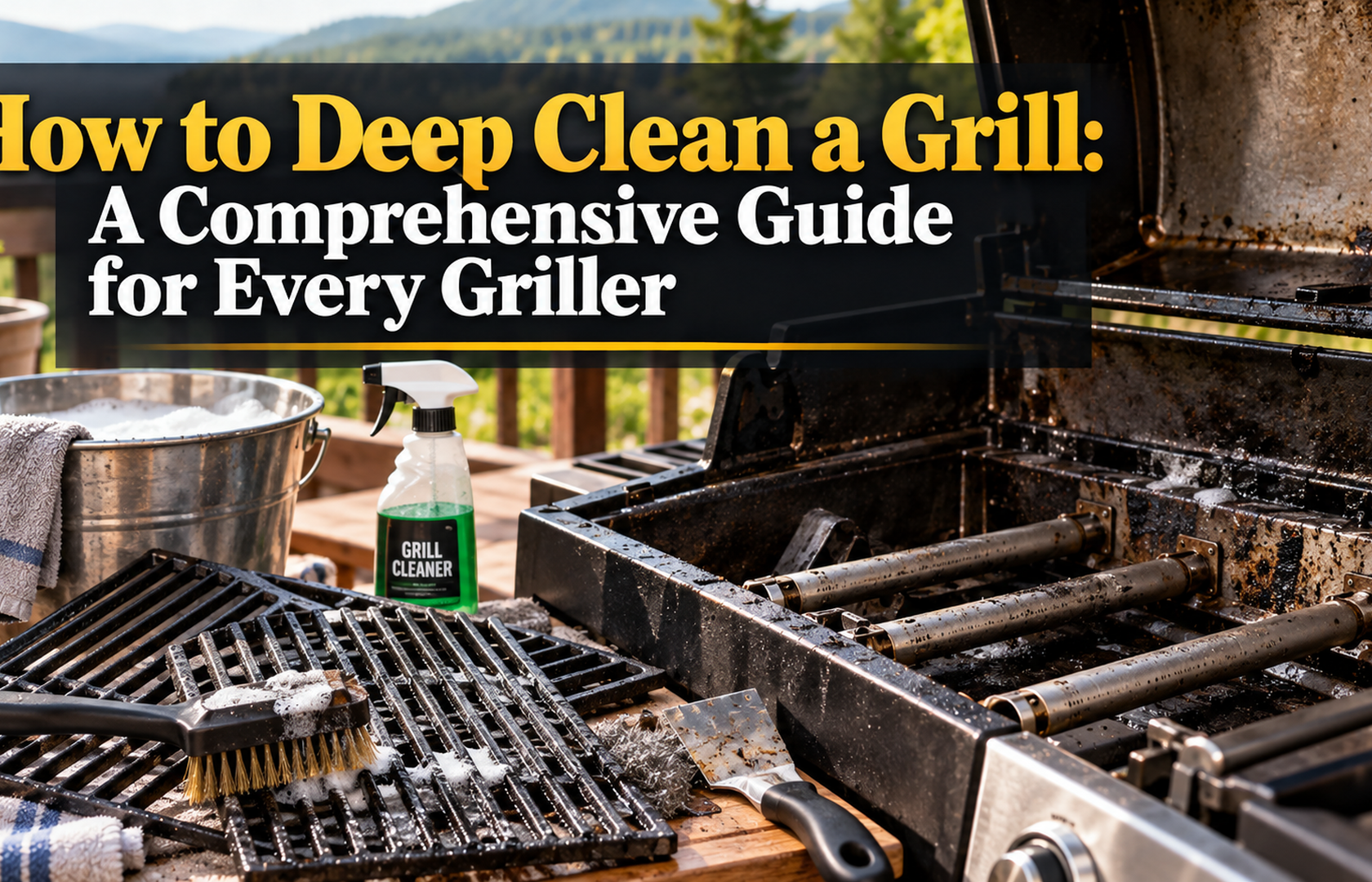 How to Deep Clean a Grill: A Comprehensive Guide for Every Griller