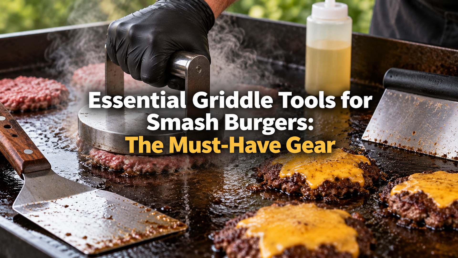 Best Griddle Tools for Smash Burgers: The Essential Gear Guide