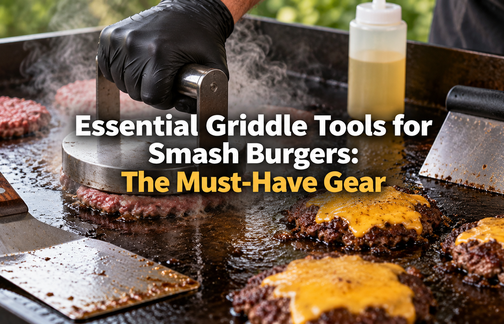 Best Griddle Tools for Smash Burgers: The Essential Gear Guide