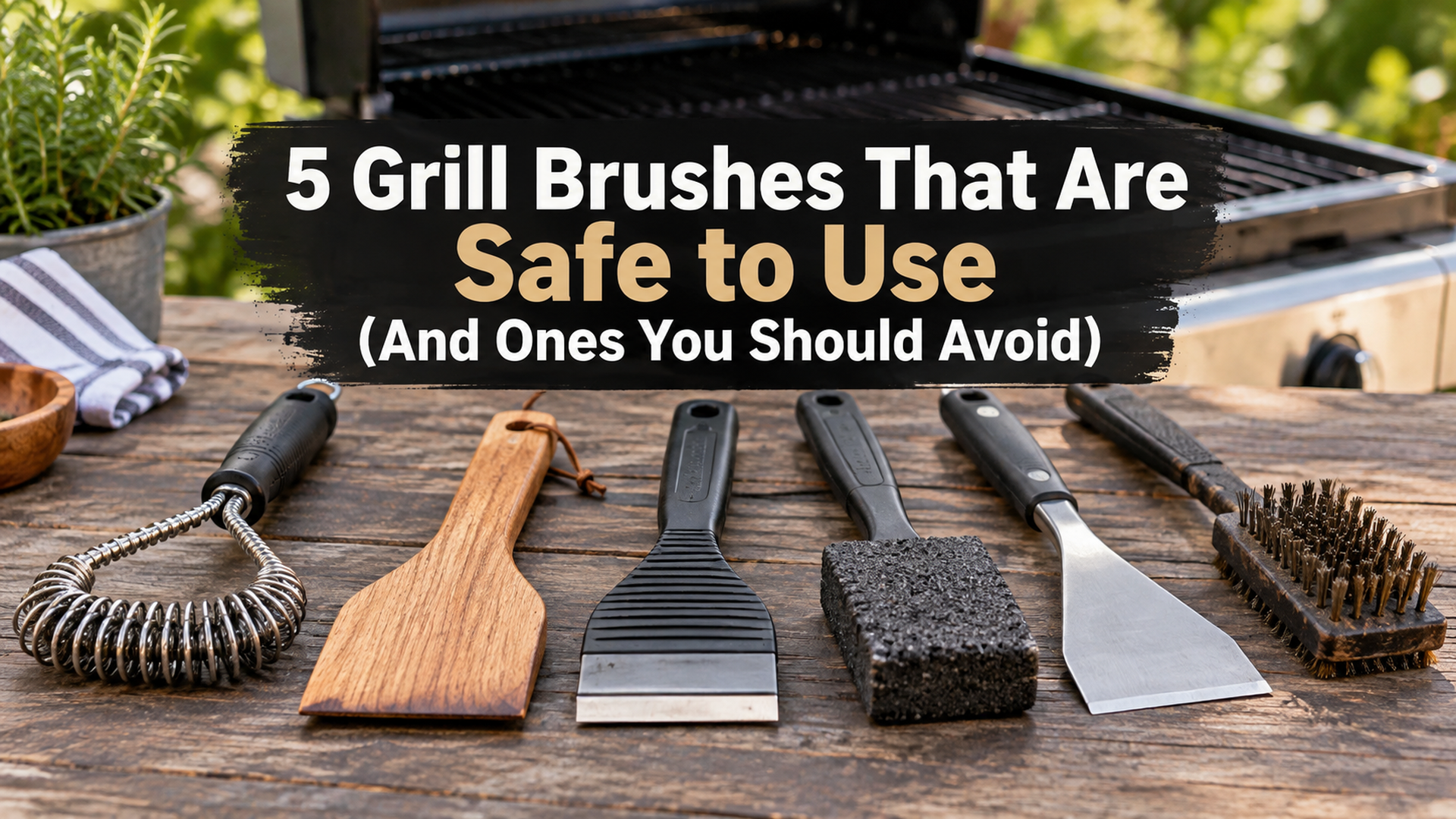 Discover 5 Grill Brushes That are Safe to Use