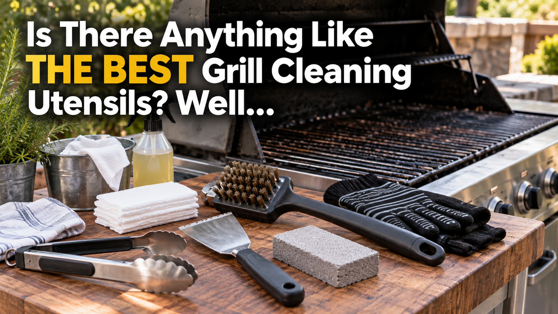 Is There Anything Like THE BEST Grill Cleaning Utensils? Well...