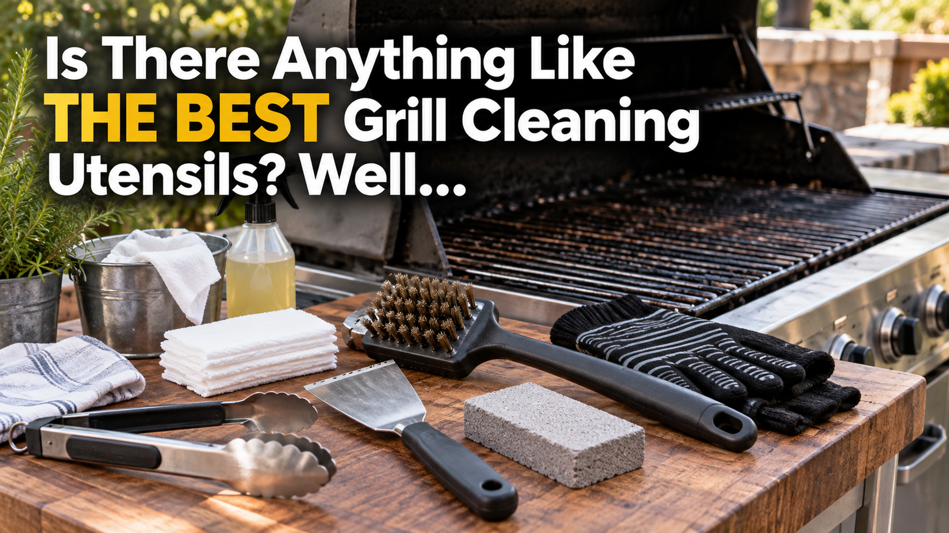 Is There Anything Like THE BEST Grill Cleaning Utensils? Well...
