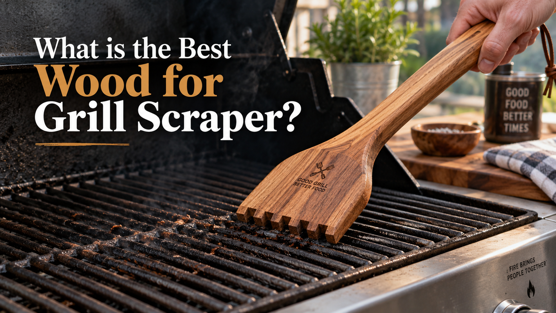 What is the Best Wood for Grill Scraper?