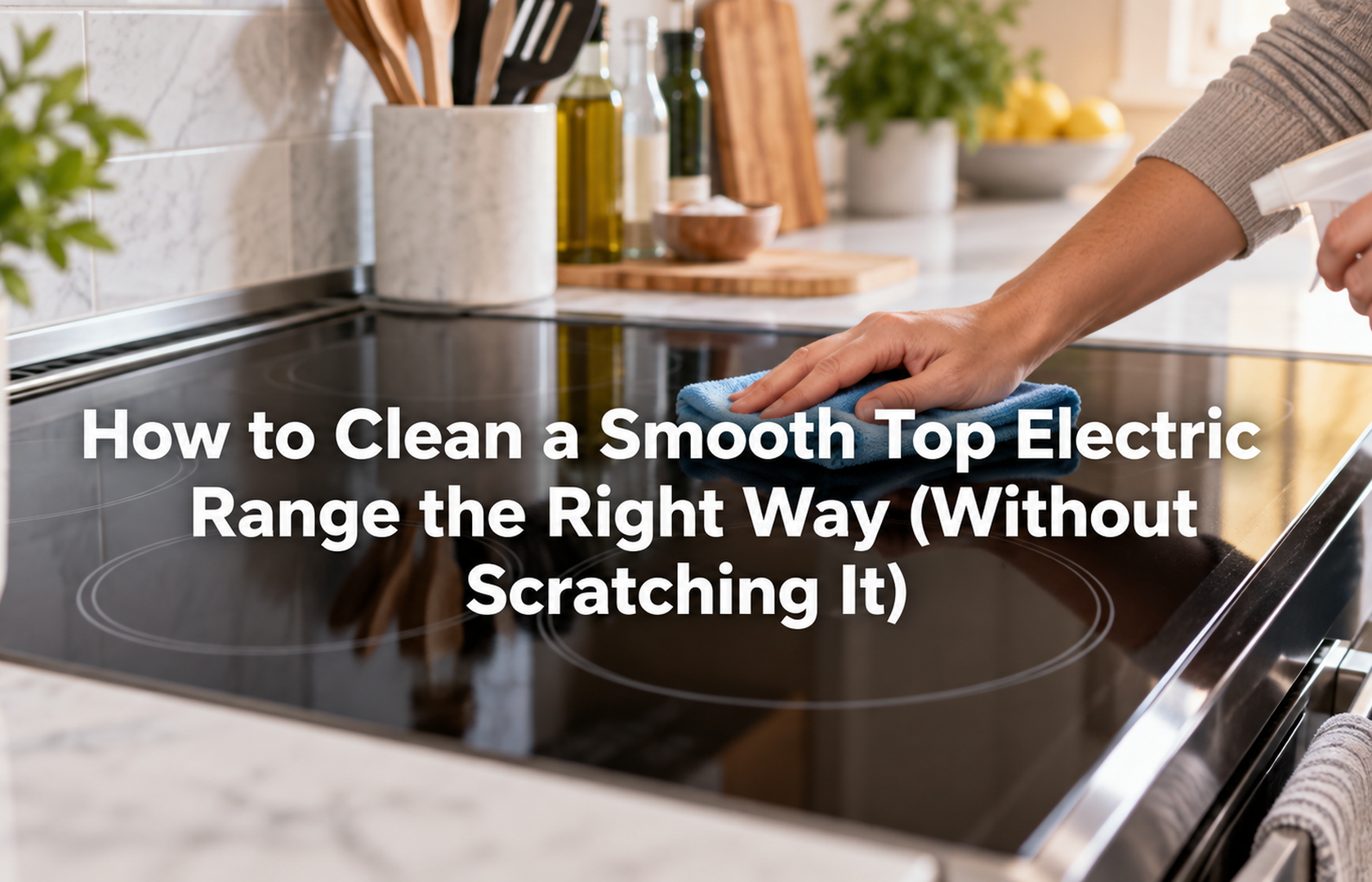 How To Clean A Smooth Top Electric Range Without Damaging It