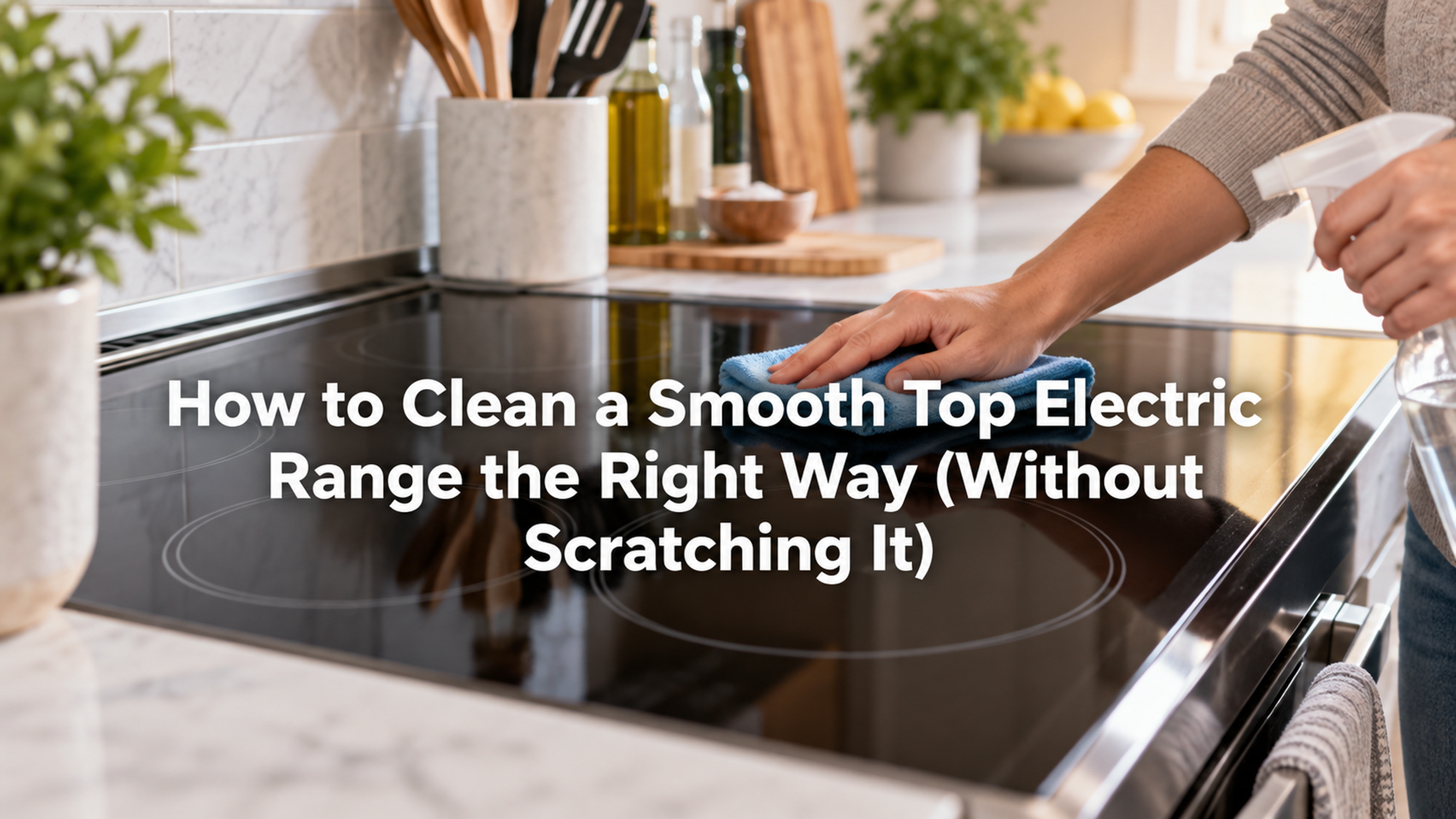 How To Clean A Smooth Top Electric Range Without Damaging It