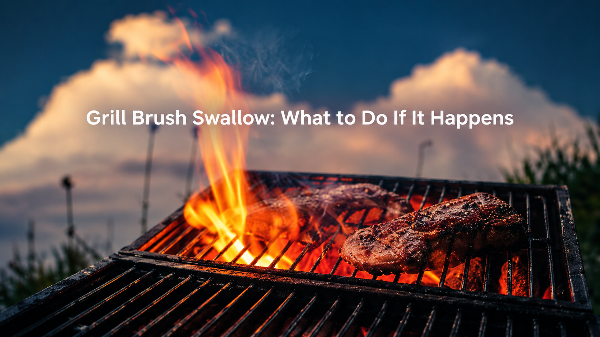Grill Brush Swallow: What to Do If It Happens