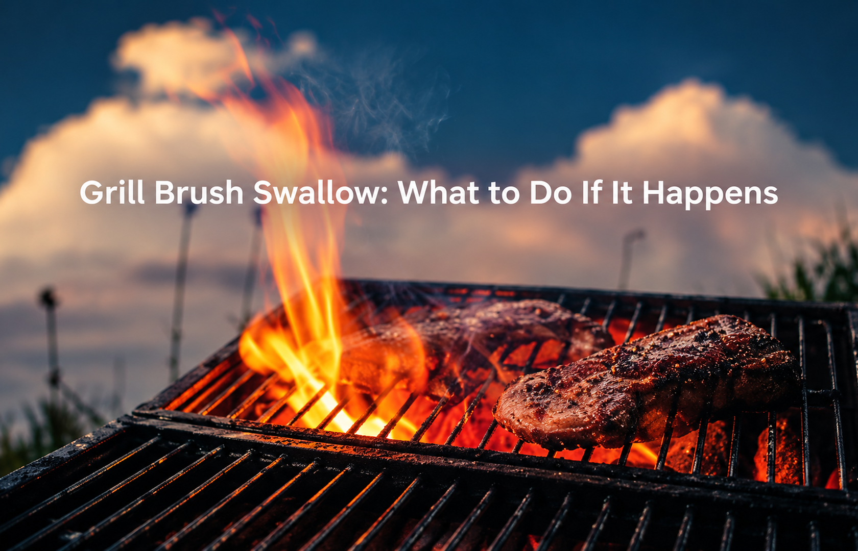 Grill Brush Swallow: What to Do If It Happens